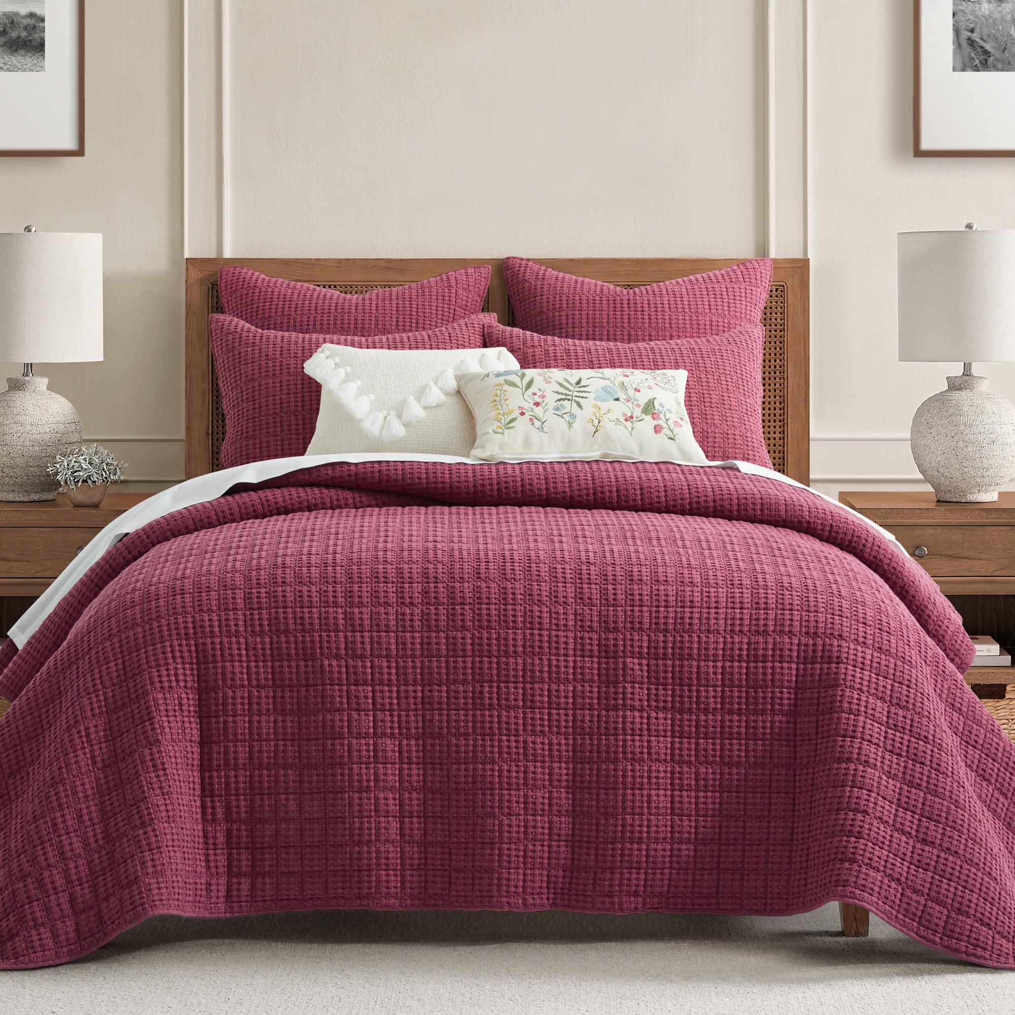 Mills Waffle Euro Sham Set of 2