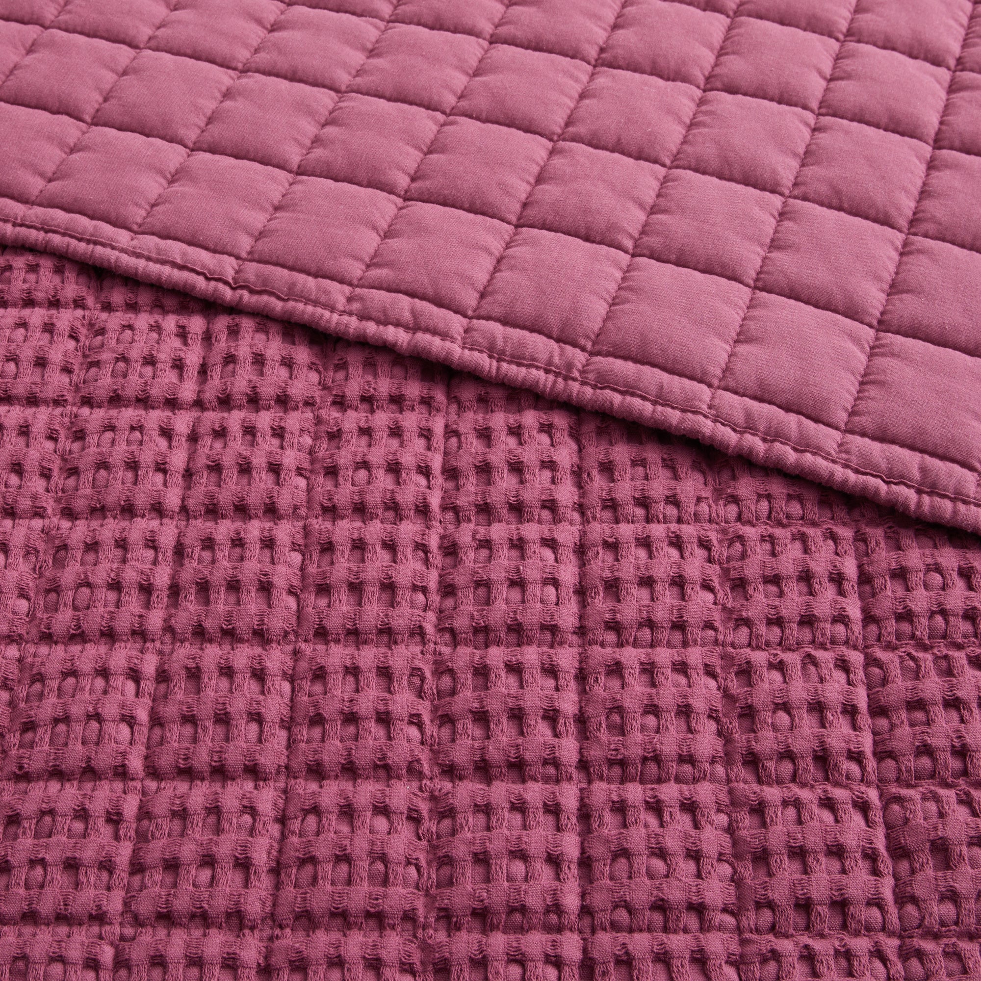 Mills Waffle Quilted Throw