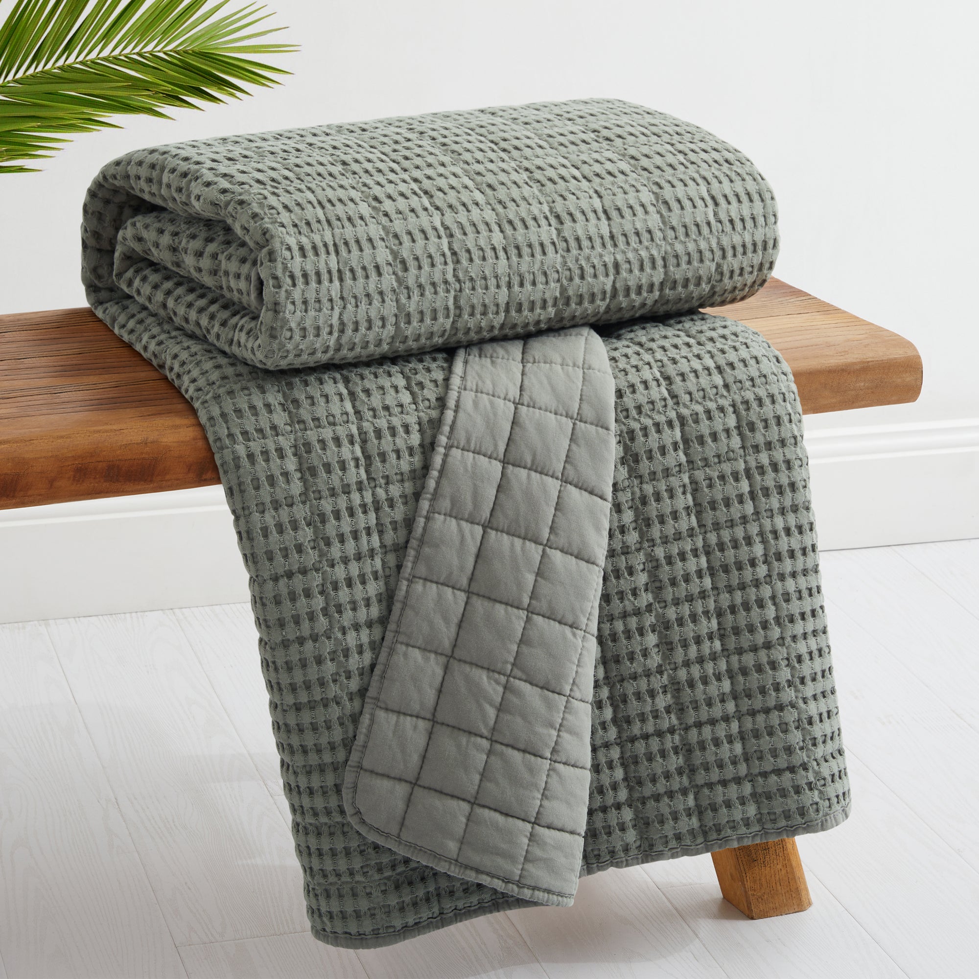 Mills Waffle Quilted Throw