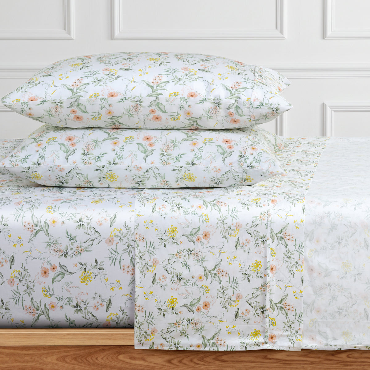 Viviana Cotton Sateen Sheet Set