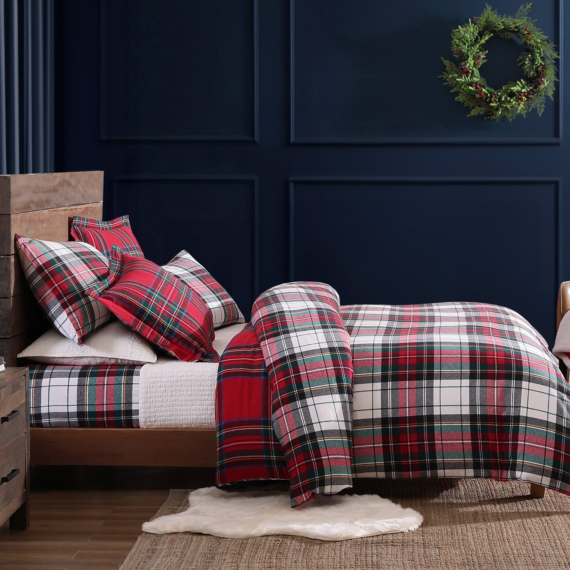 Spencer Plaid Flannel Duvet/Comforter Set
