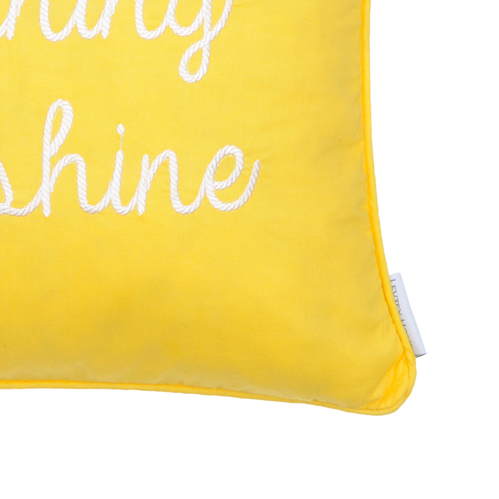 Yellow Good Morn. Sunshine Pillow