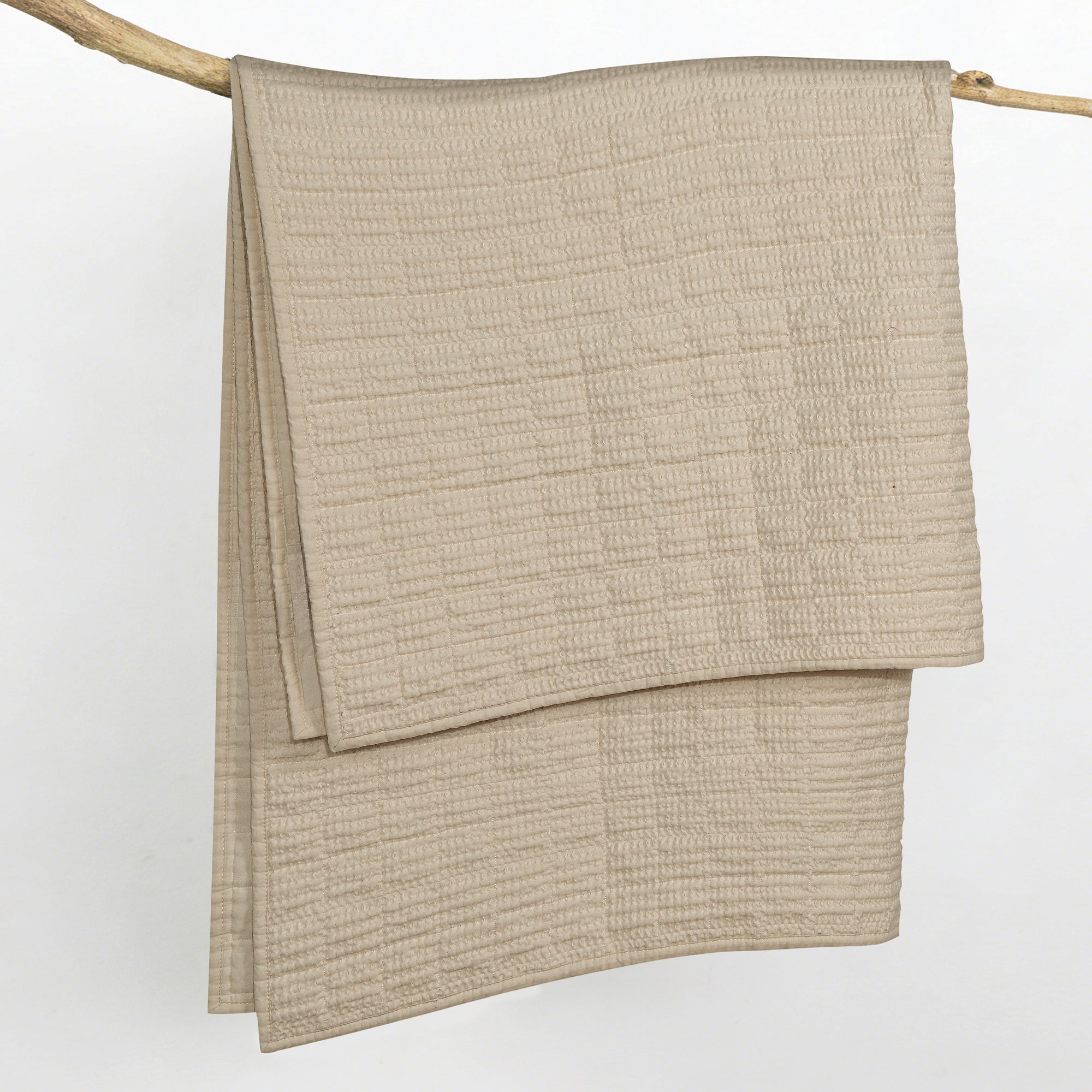 Cloud Waffle Quilted Throw