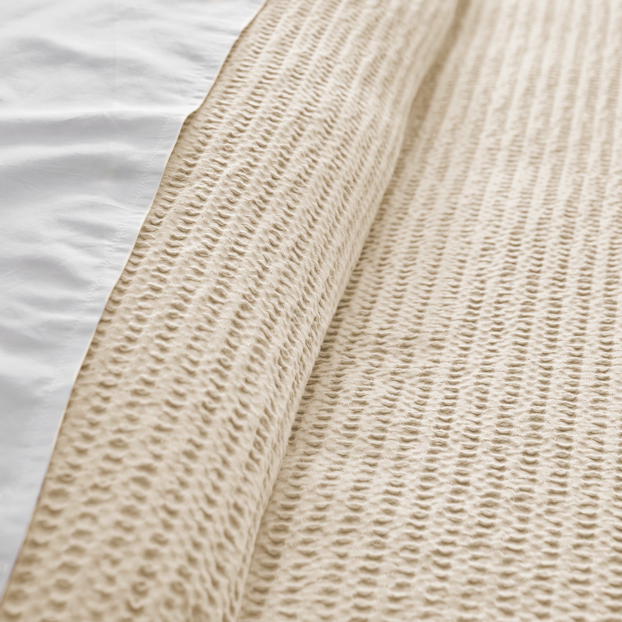 Cloud Waffle Duvet Cover Set