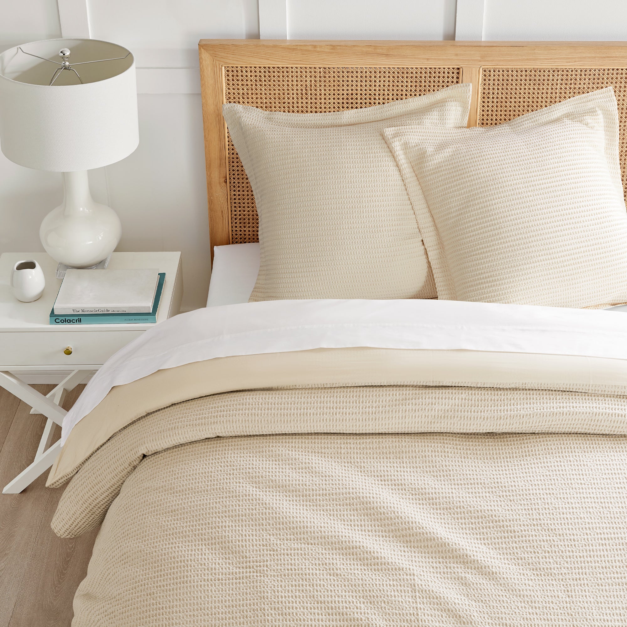 Cloud Waffle Euro Sham set of 2