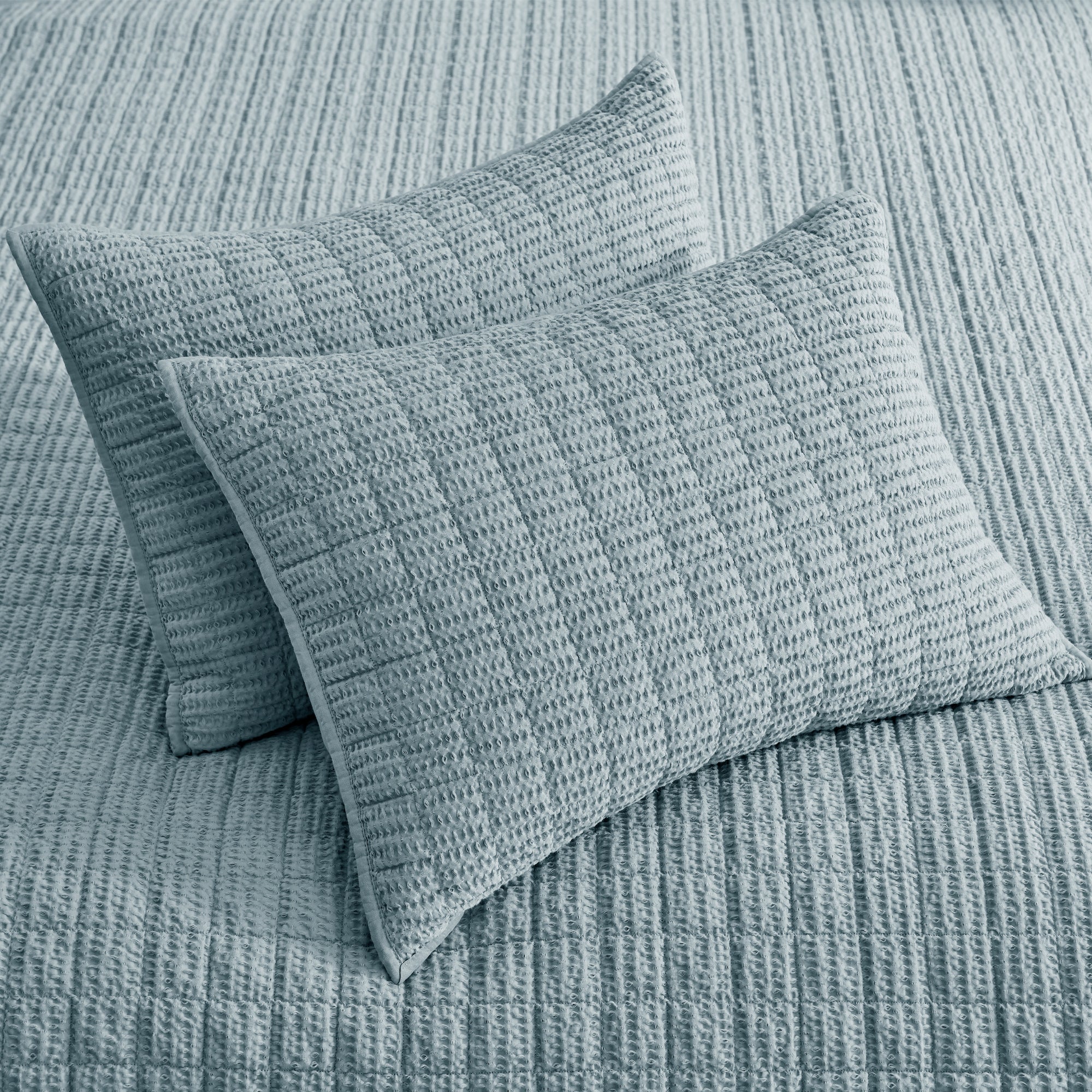 Cloud Waffle Quilt Set