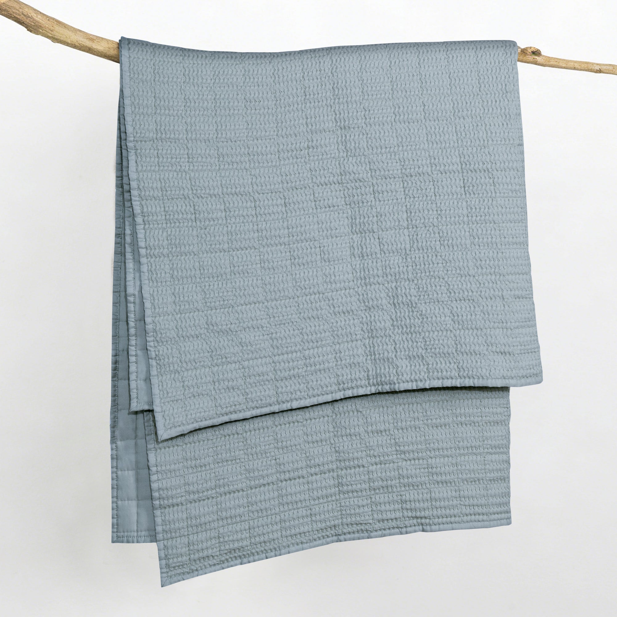 Cloud Waffle Quilted Throw