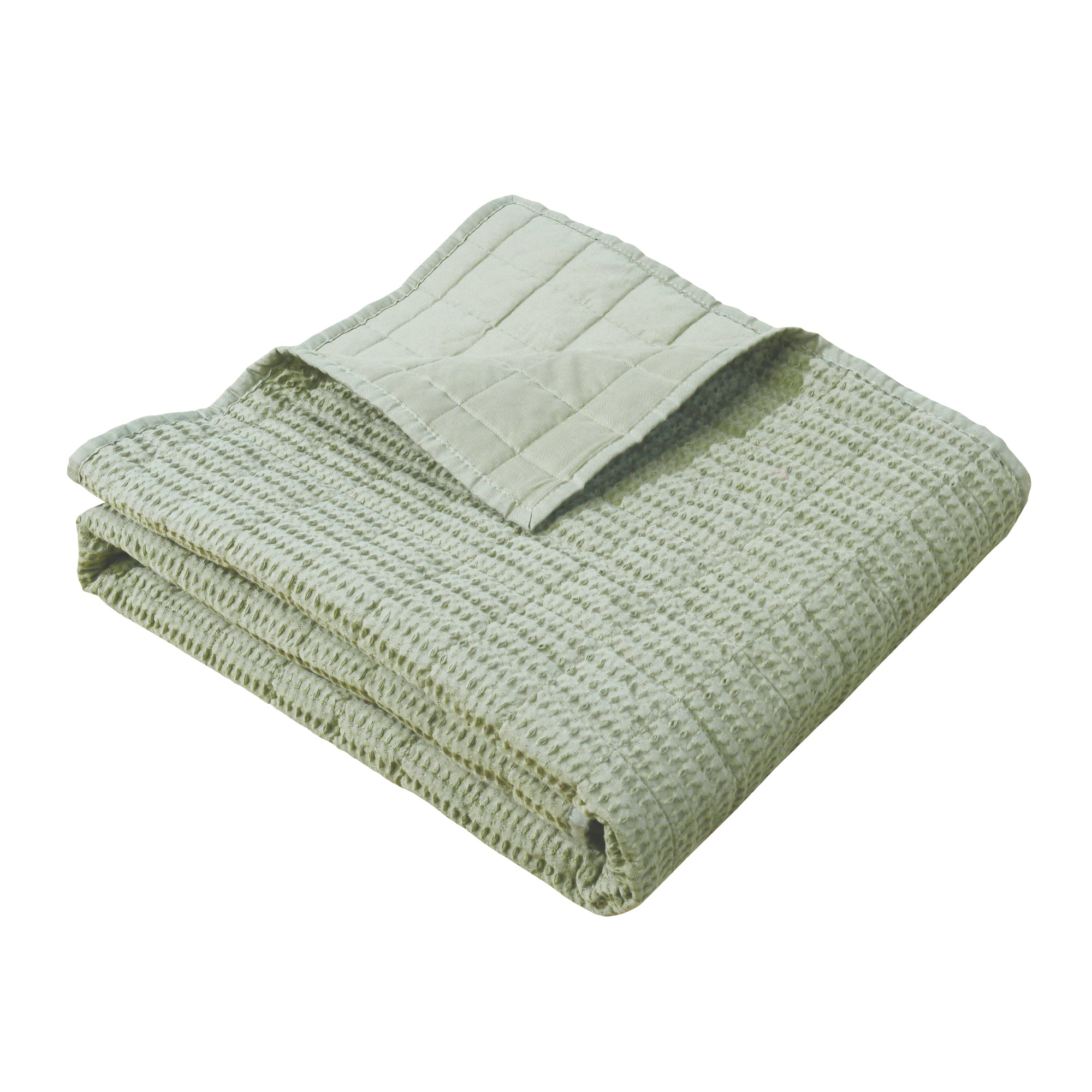 Cloud Waffle Quilted Throw