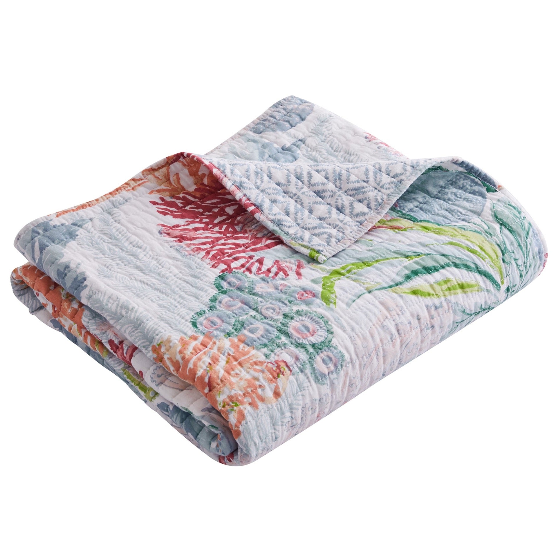 Sunset Bay Quilted Throw