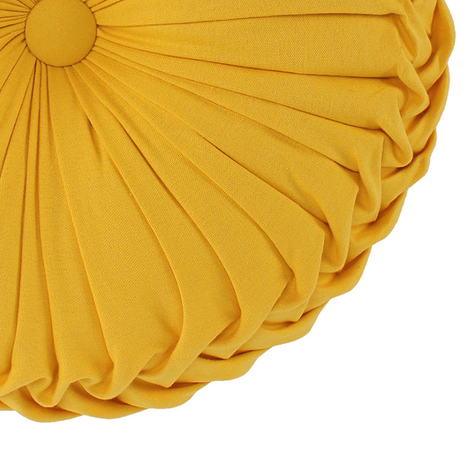 St. Ives Round Pleated Pillow