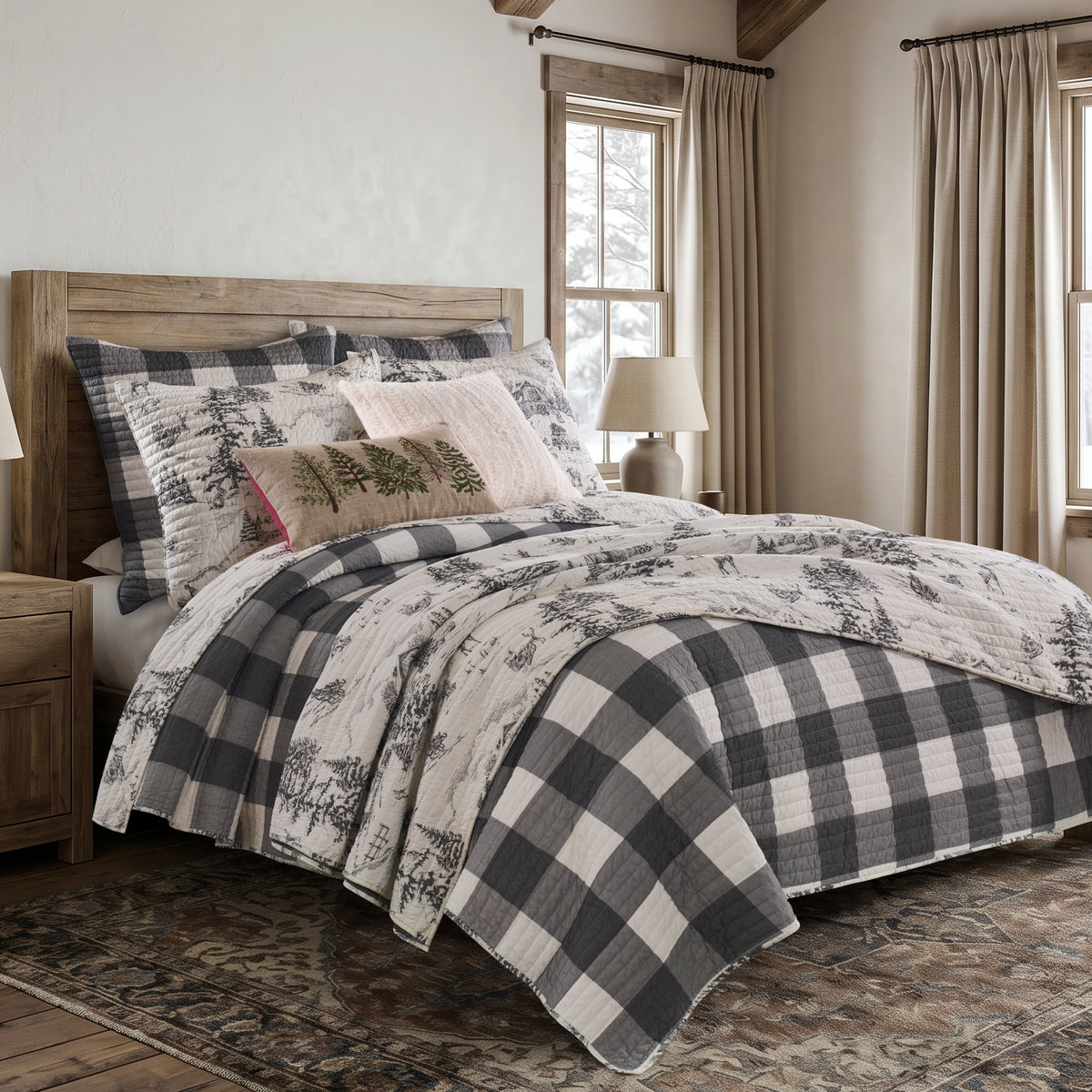 Winter Sleigh Ride Quilt Set