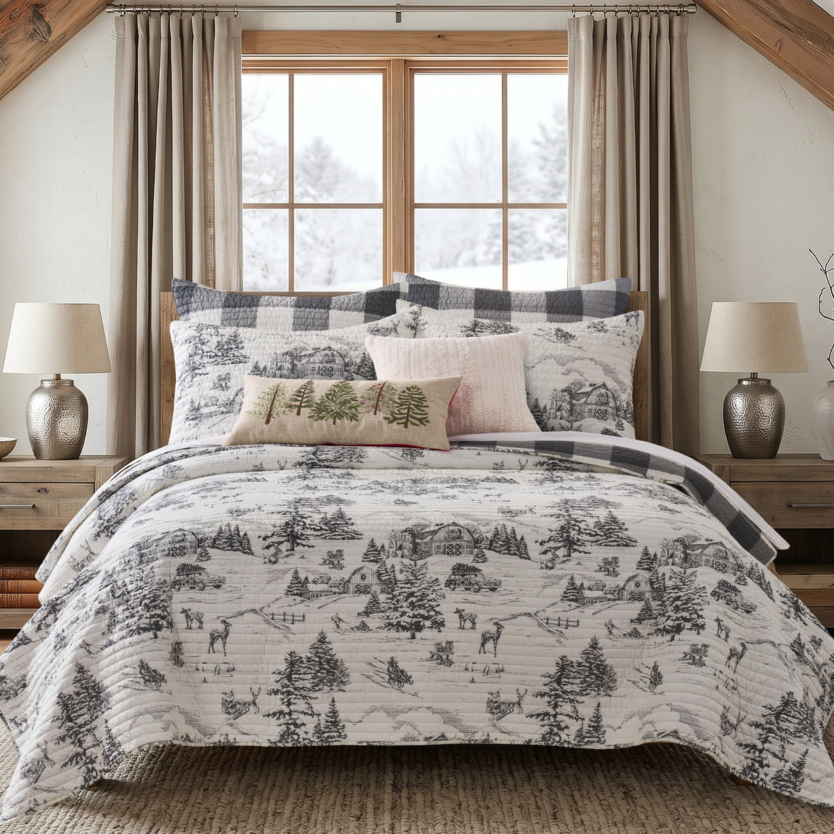 Winter Sleigh Ride Quilt Set