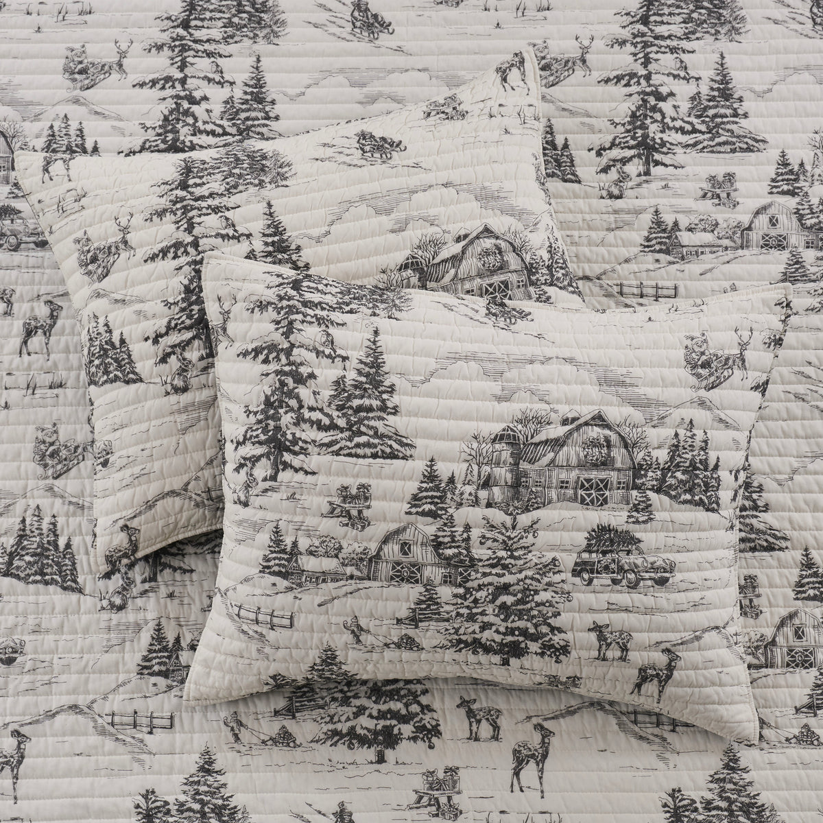 Winter Sleigh Ride Quilt Set