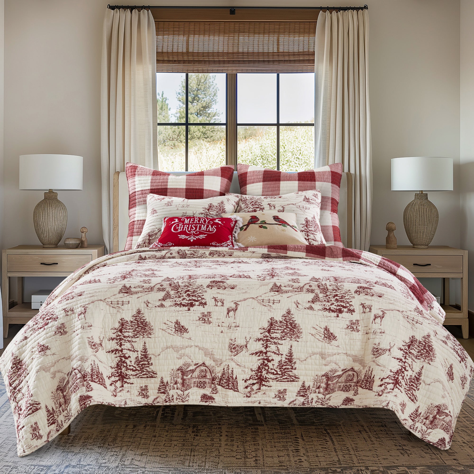 Winter Sleigh Ride Quilt Set