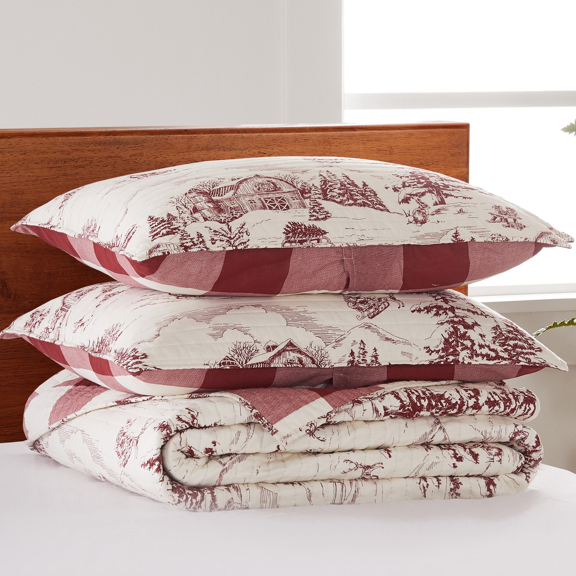 Winter Sleigh Ride Quilt Set