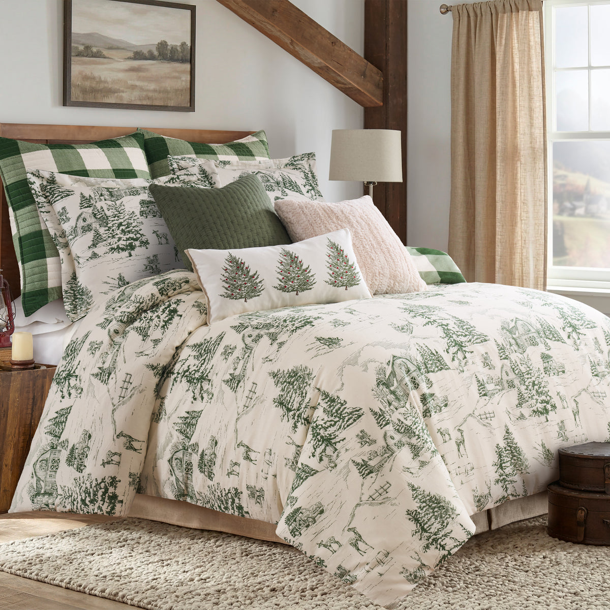 Winter Sleigh Ride Duvet Cover Set