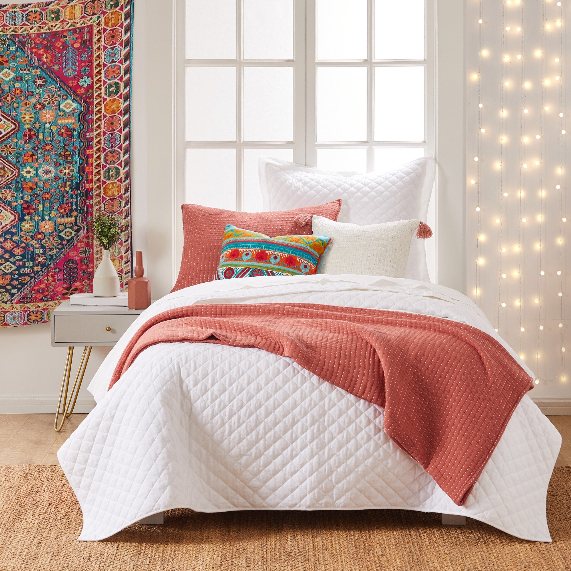 Caden Cotton Muslin Coverlet Set