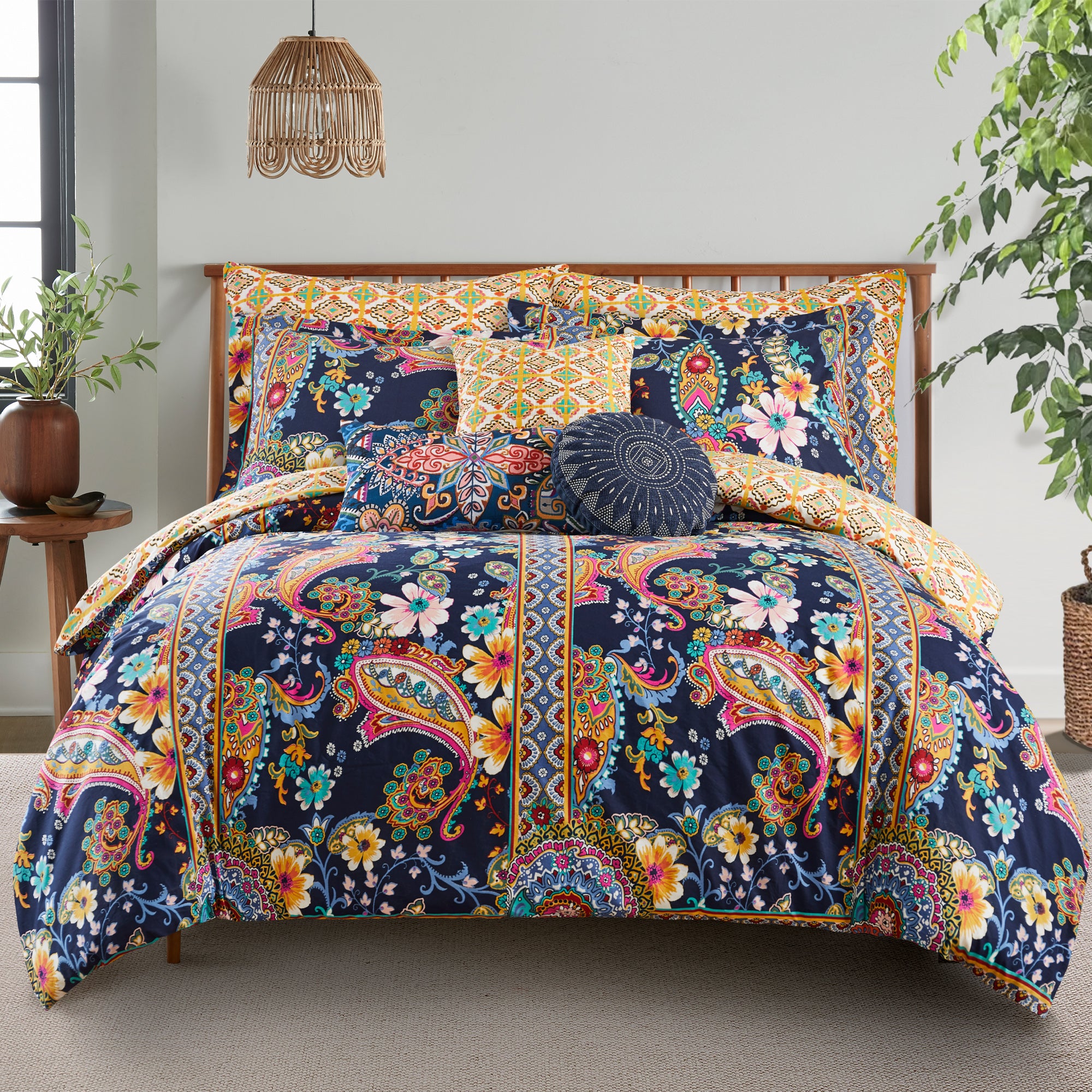 Bertelli Navy Comforter Set