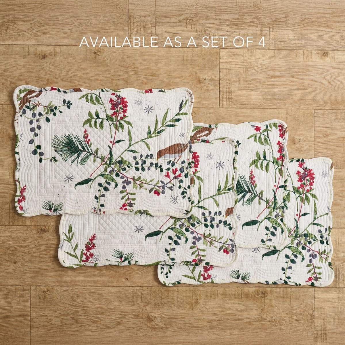 Winterberry Forest Placemat - Set of 4
