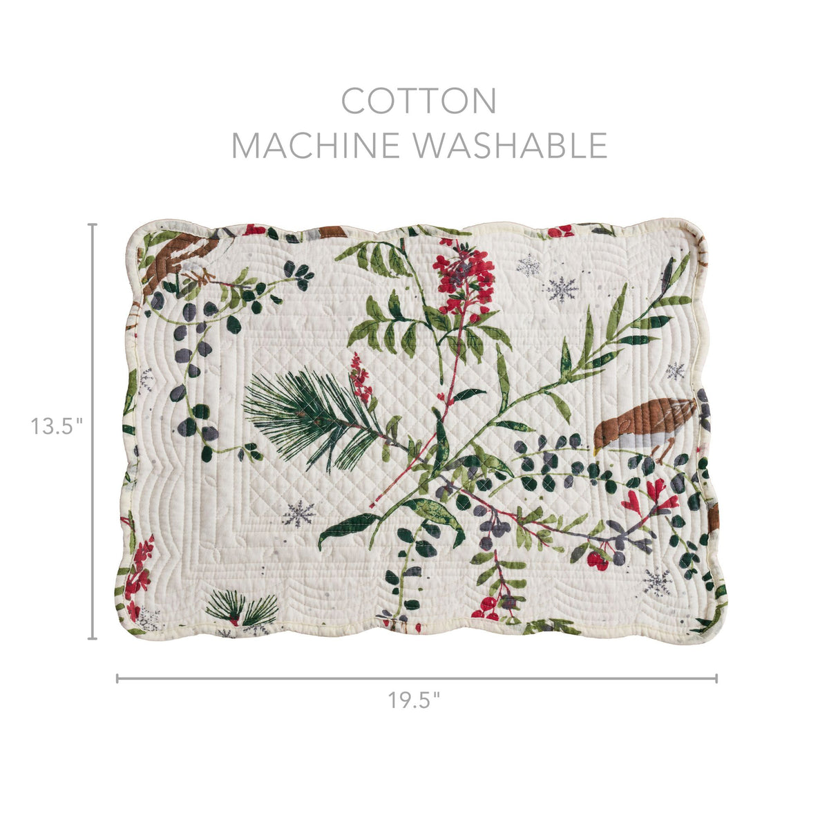 Winterberry Forest Placemat - Set of 4