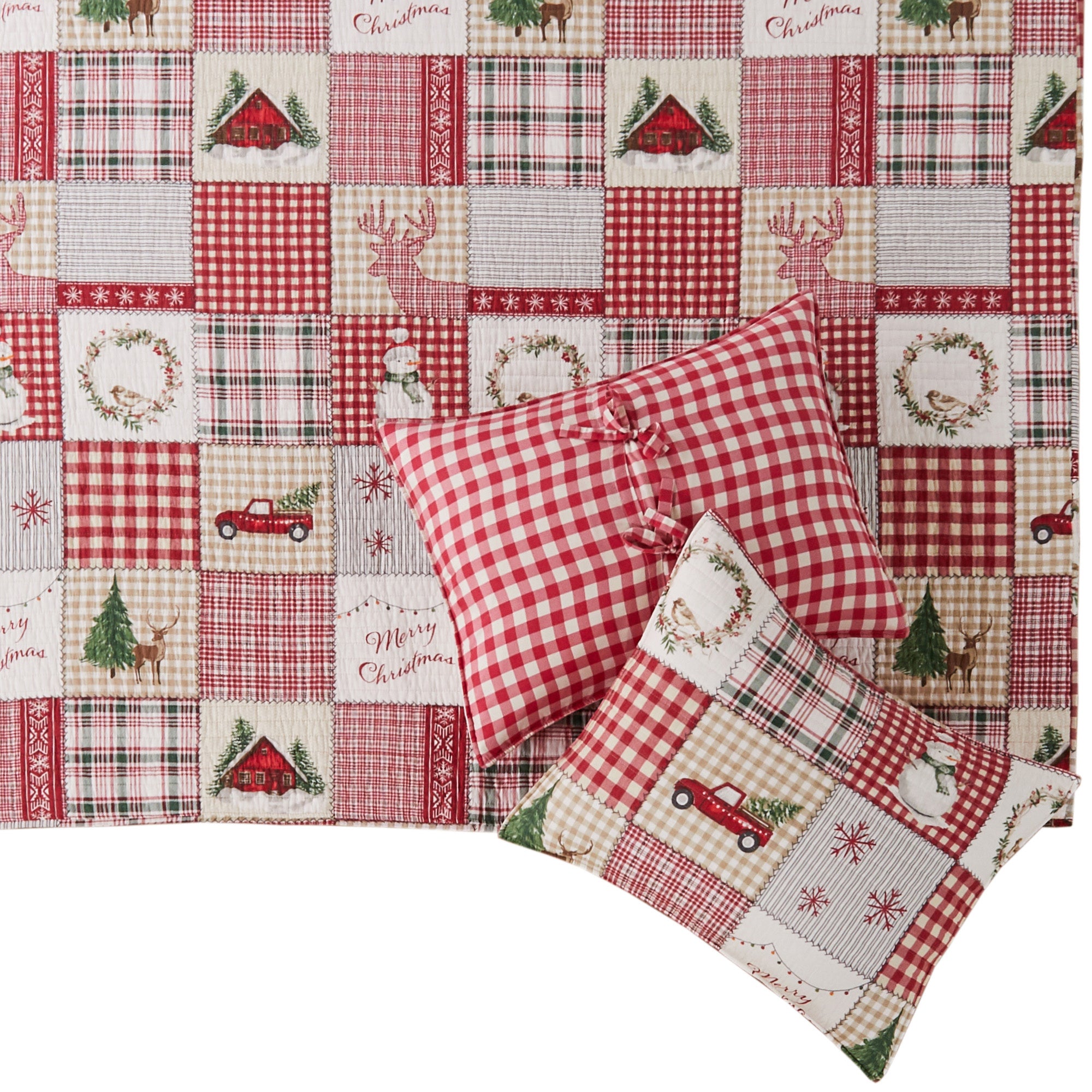 Home For Christmas Bedspread Set