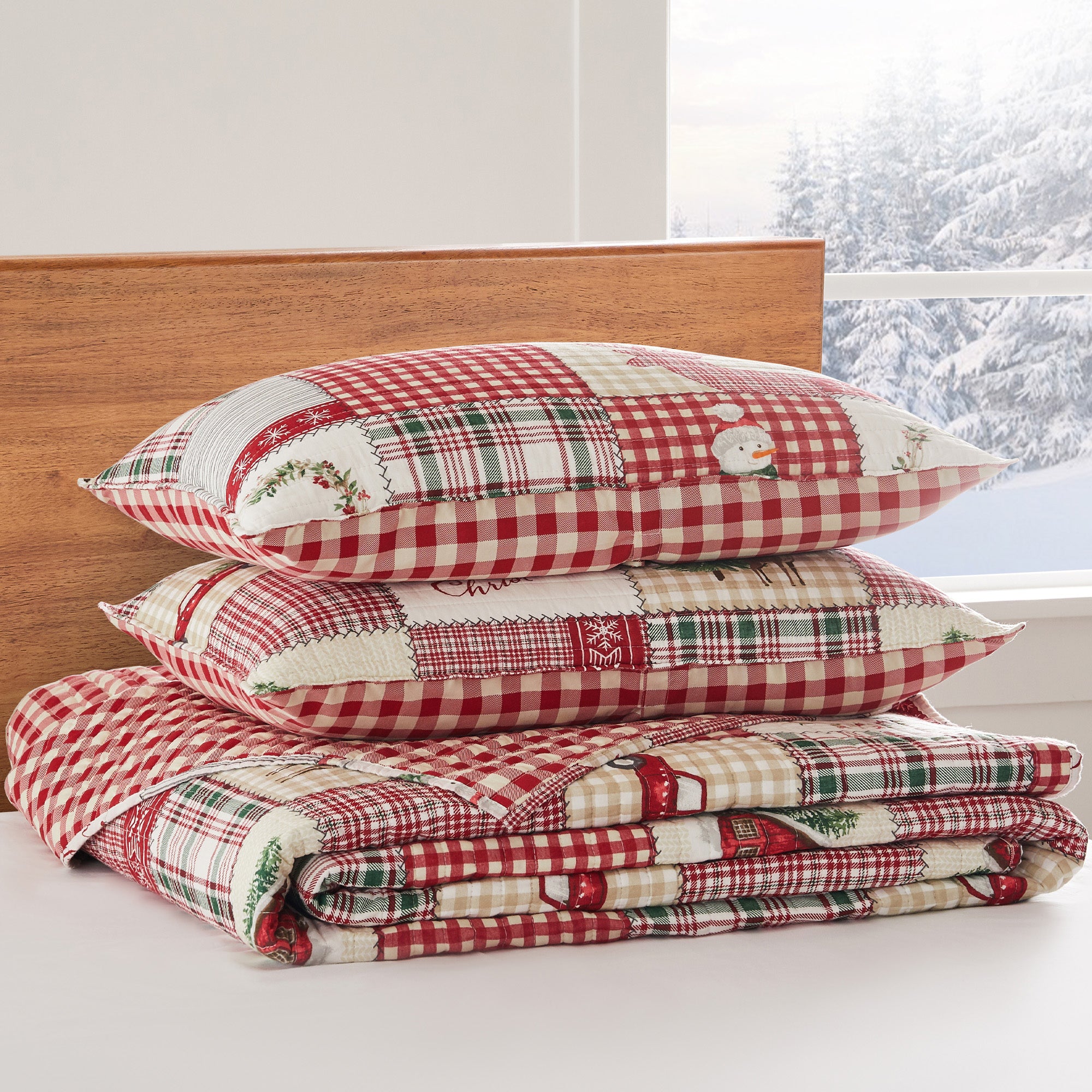 Home For Christmas Bedspread Set