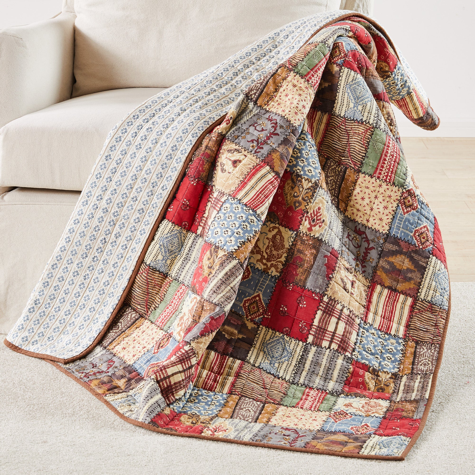 Ansara Quilted Throw