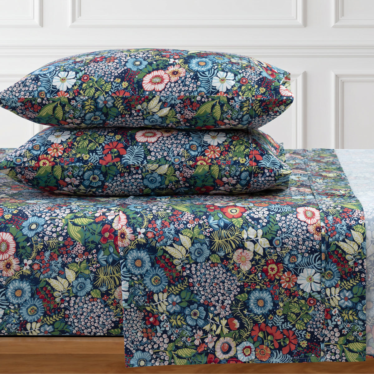 Night Garden Cotton Sateen Sheet Set