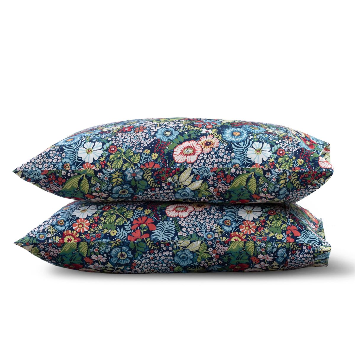 Night Garden Cotton Sateen Pillowcase Set