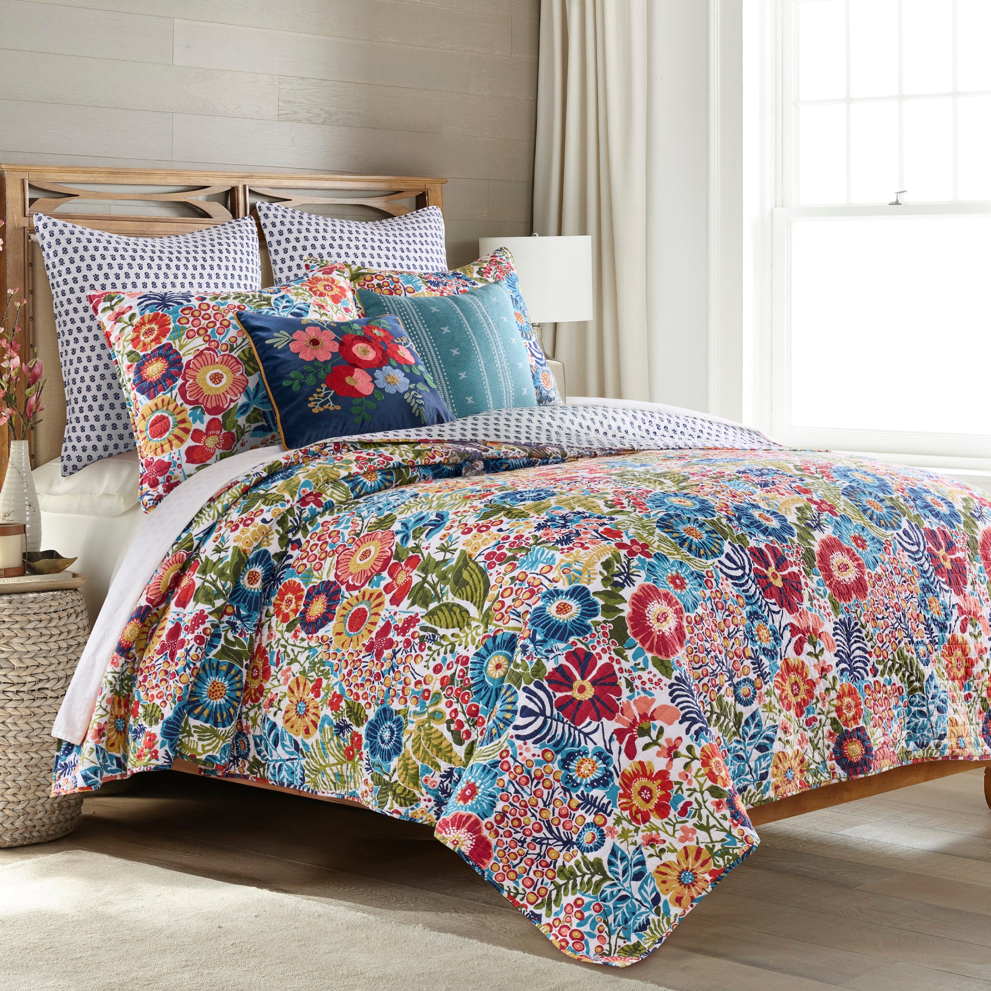 Levtex Home Night Garden Quilt - Thumbnail 5