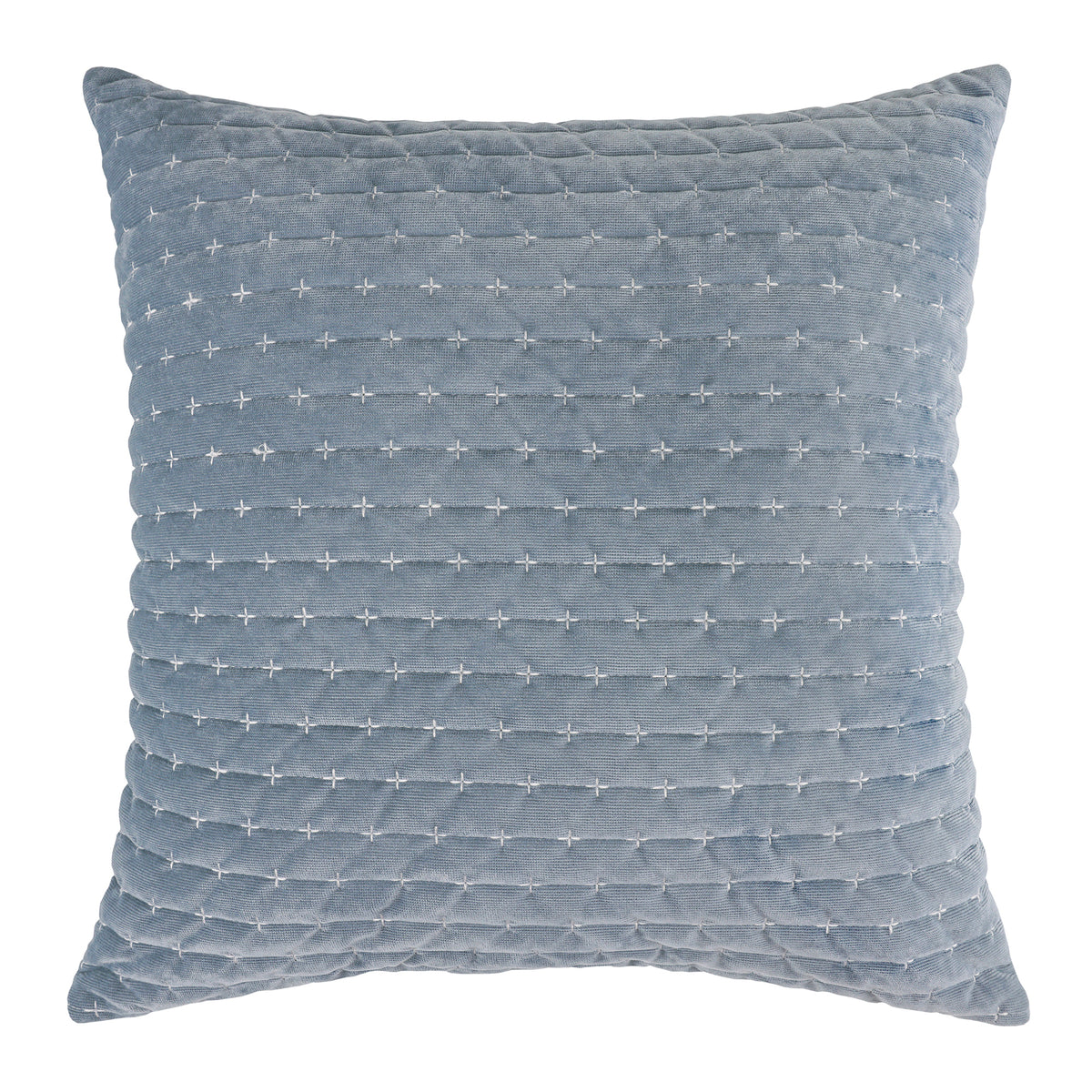 Velvet Stitch Square Pillow