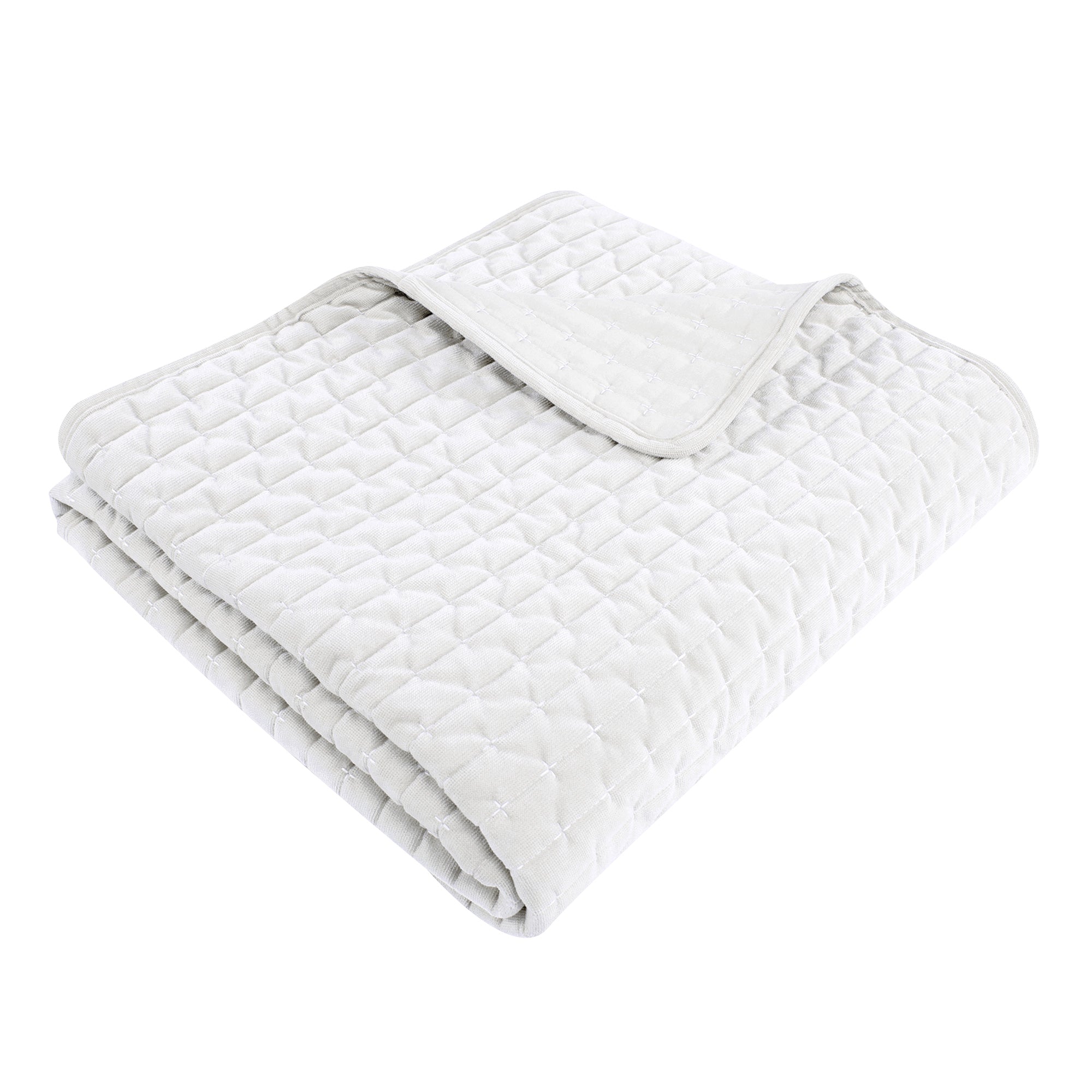 Velvet Stitch Quilted Throw