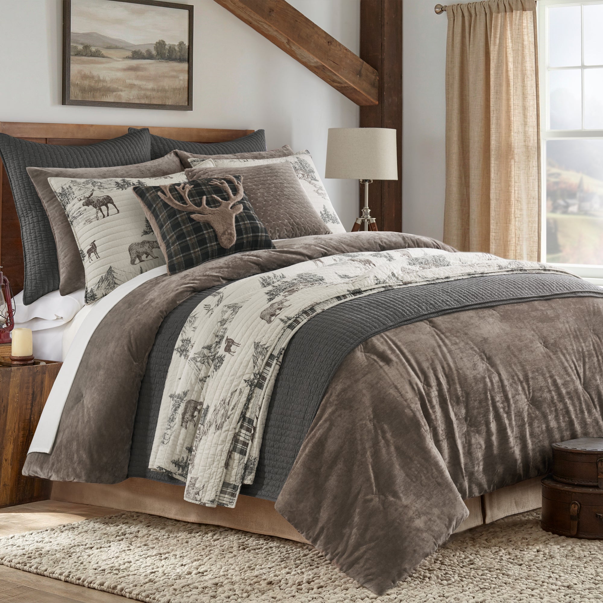 Velvet Stitch Duvet Cover Set