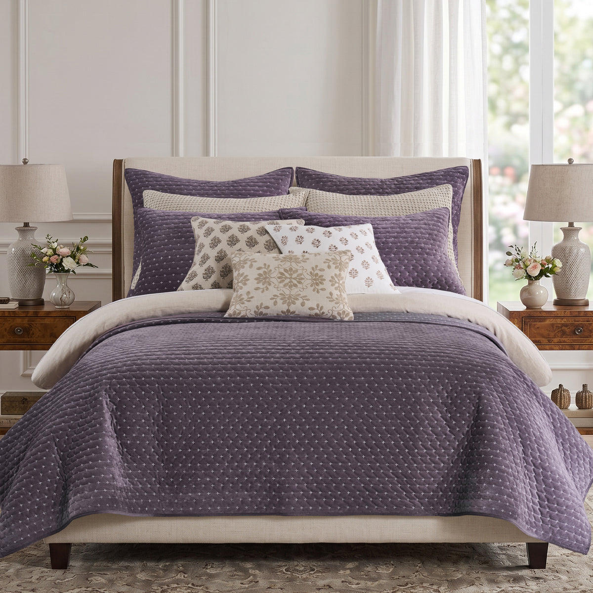 Velvet Stitch Quilt Set
