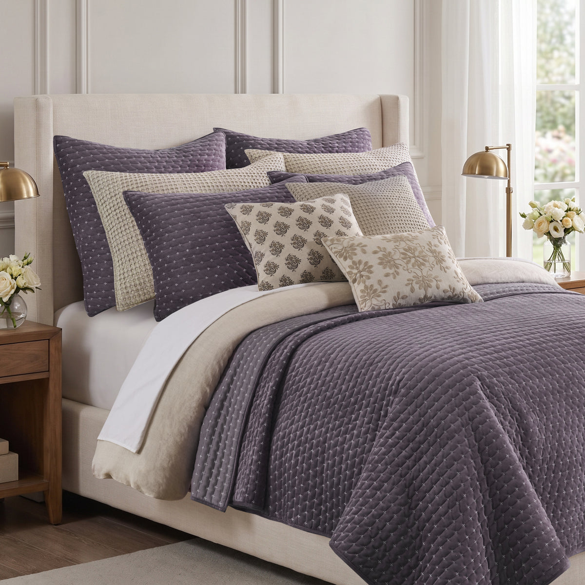 Velvet Stitch Quilt Set