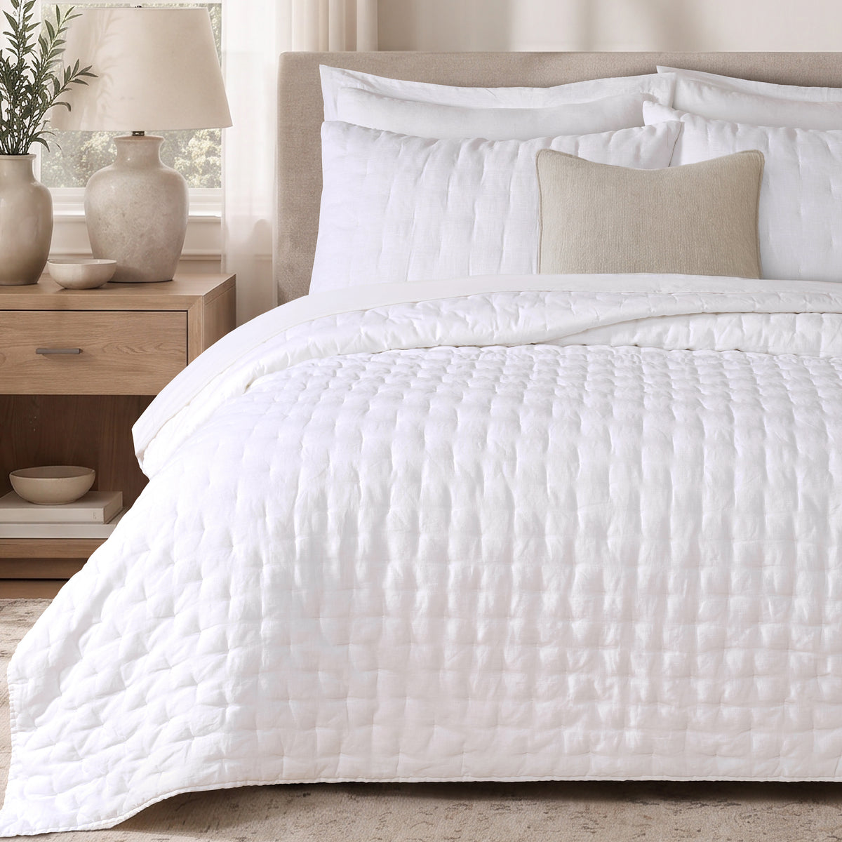 French Flax Signature Linen Quilt