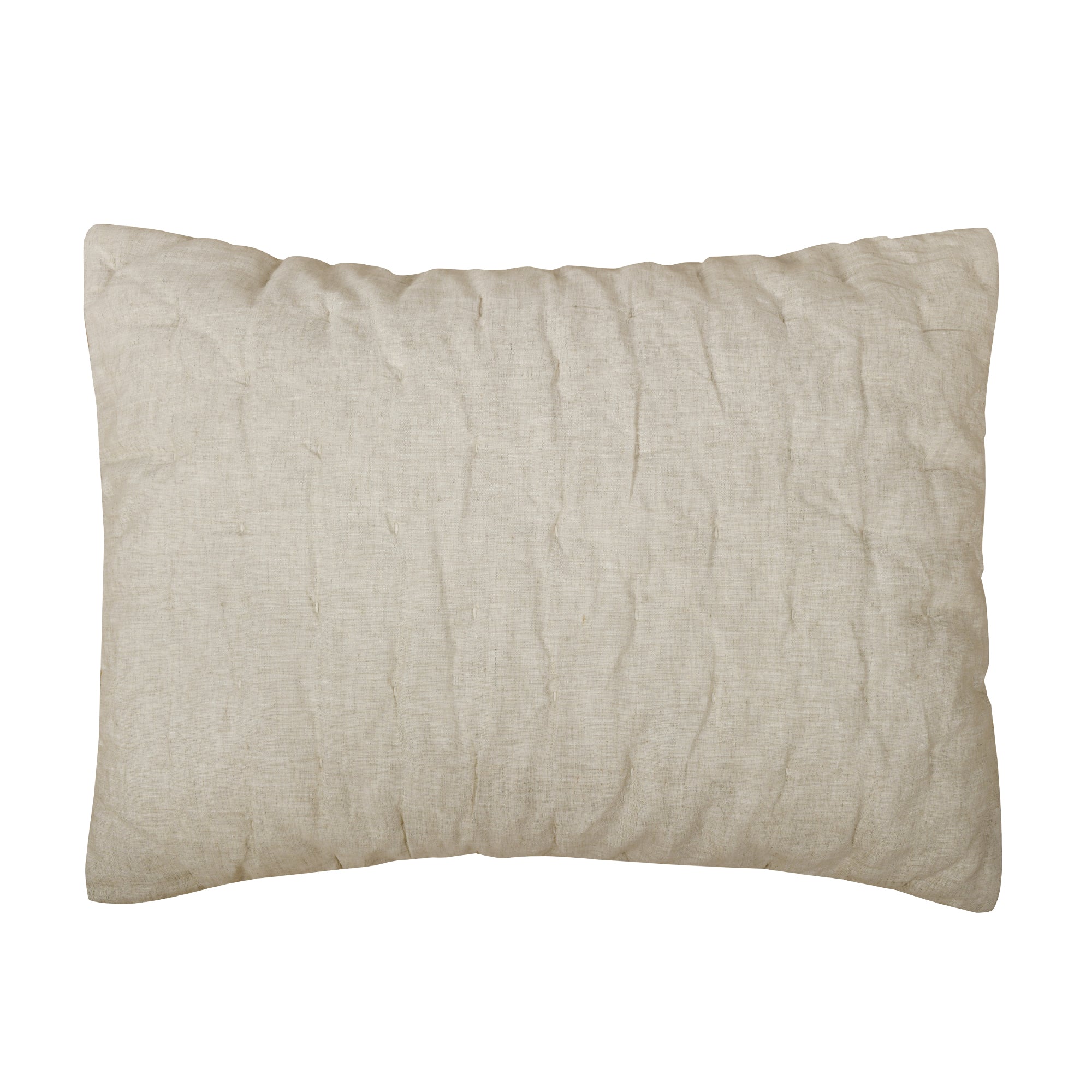 French Flax Signature Linen Quilted Sham