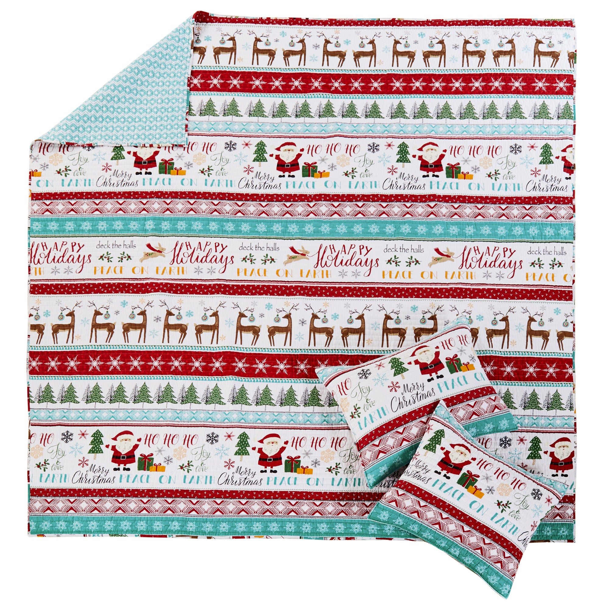 Ho Ho Holidays Quilt Set