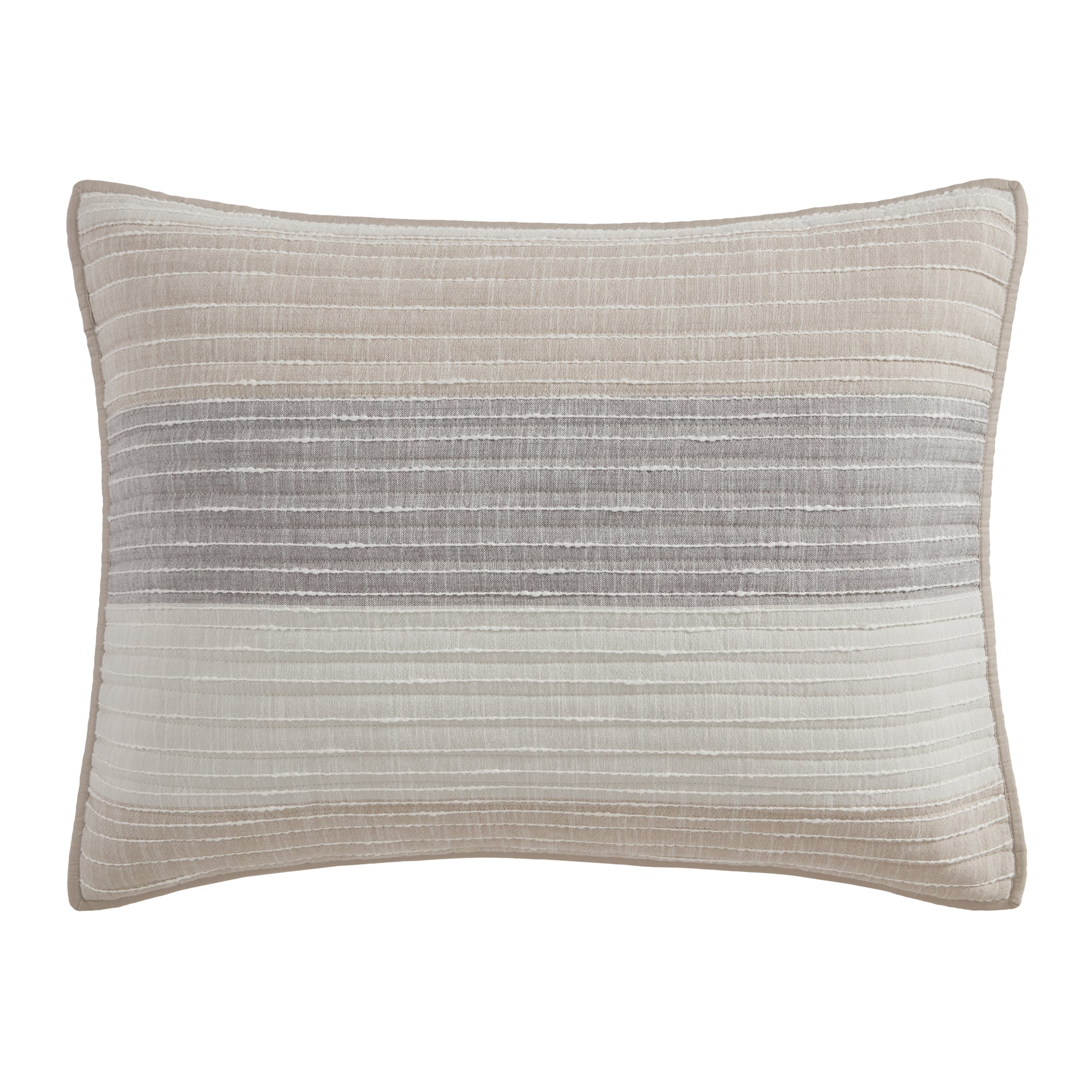 Sand Stripes Blue Pillow Sham