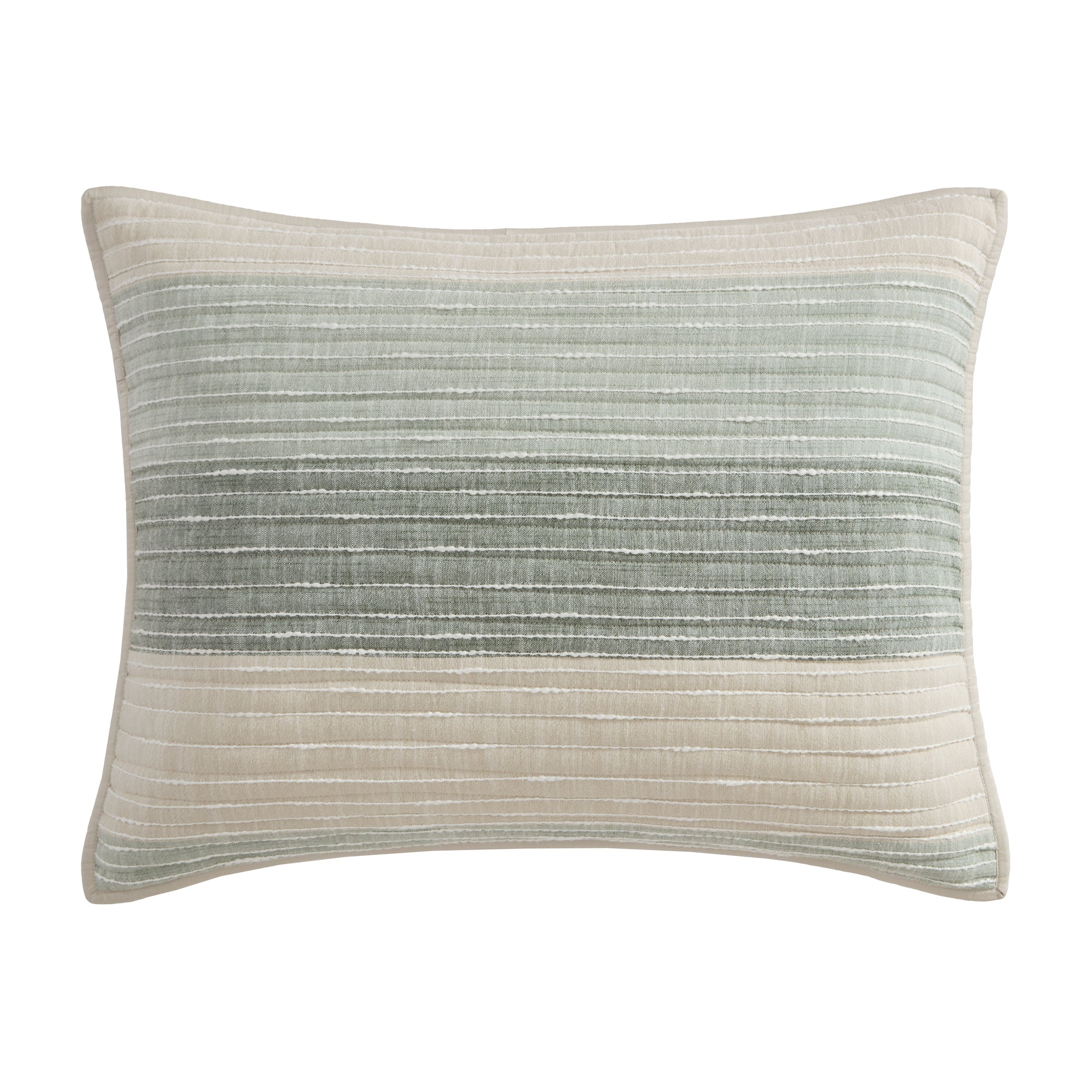 Sand Stripes Blue Pillow Sham