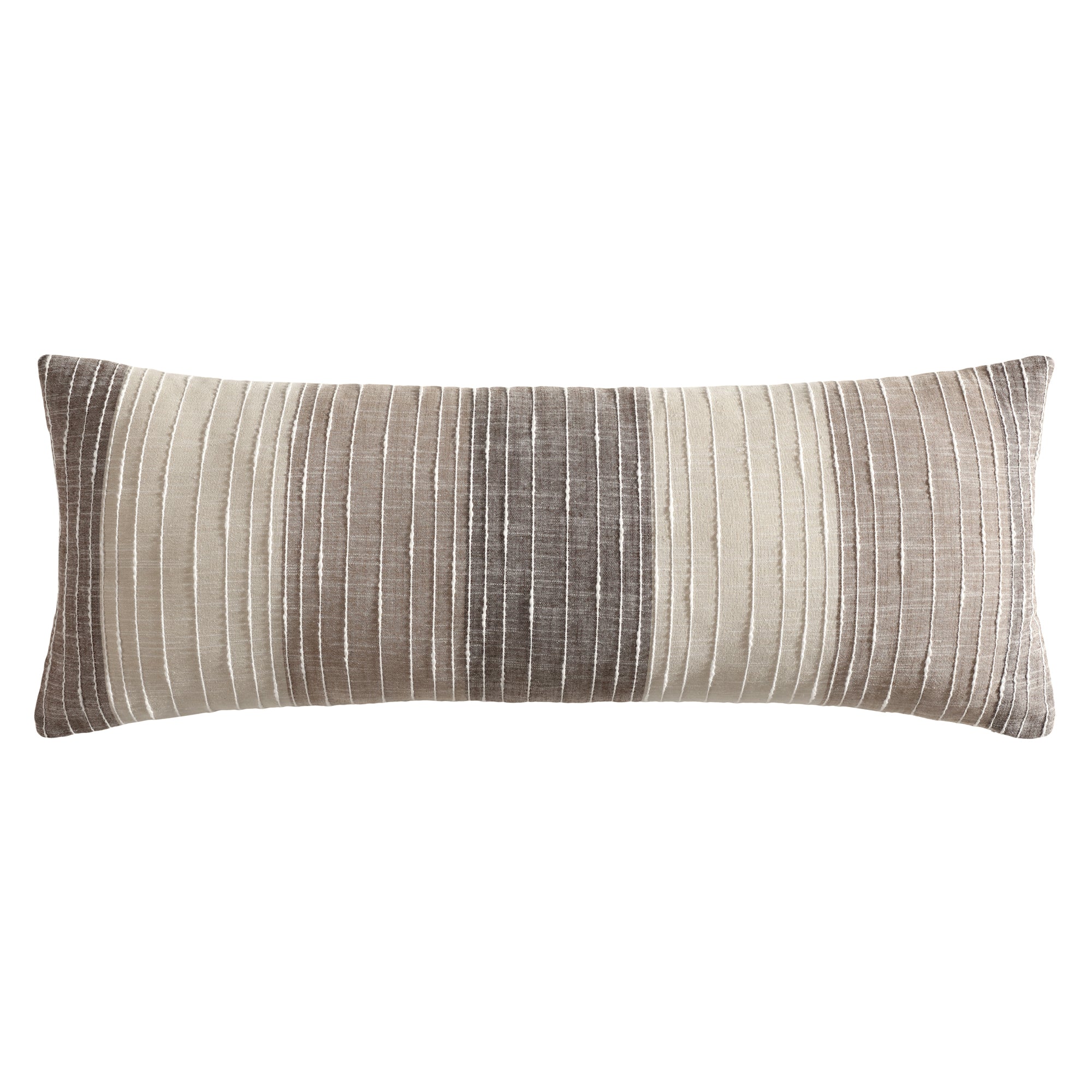 Sand Stripes Sage Lumbar Pillow Cover