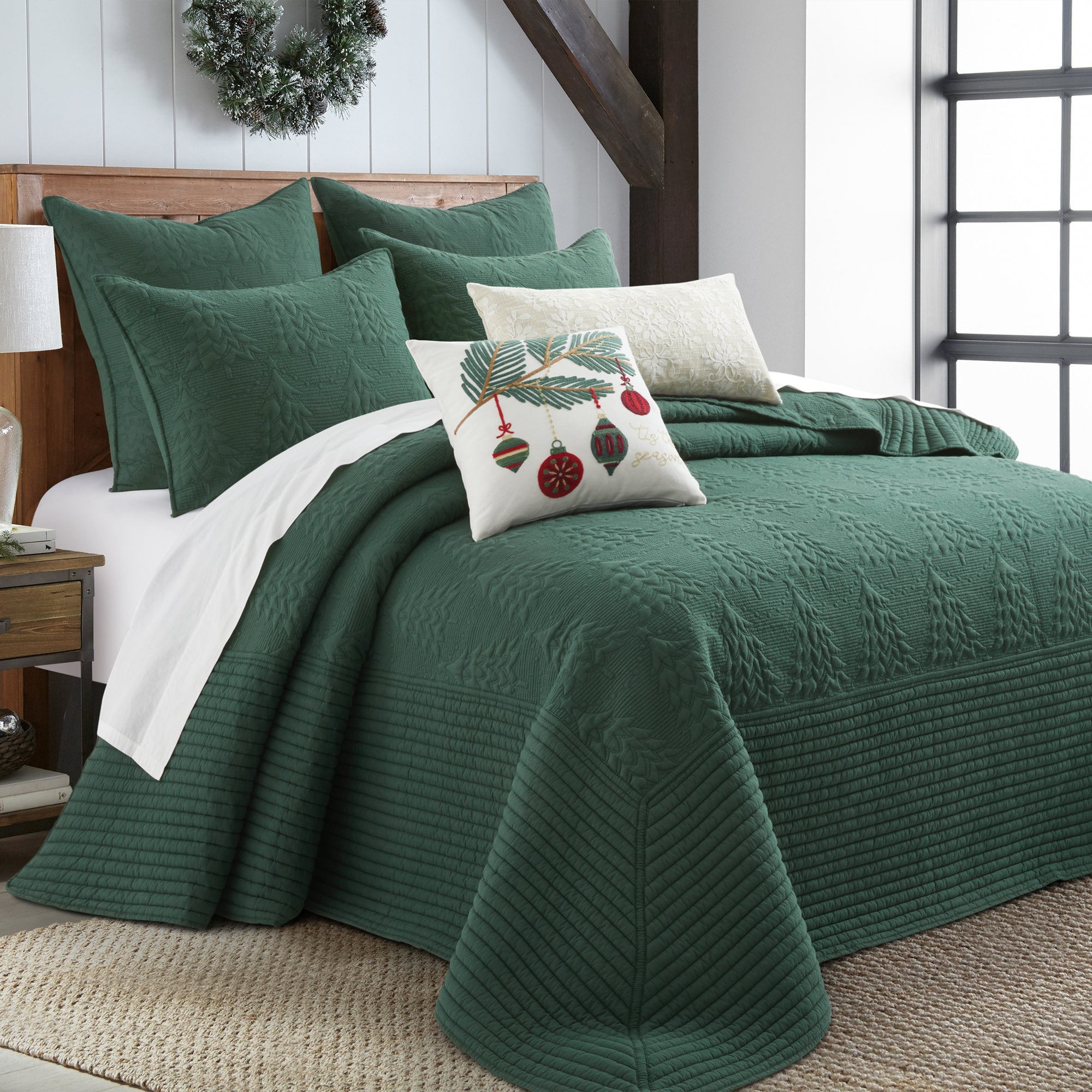 O Christmas Tree Bedspread Set