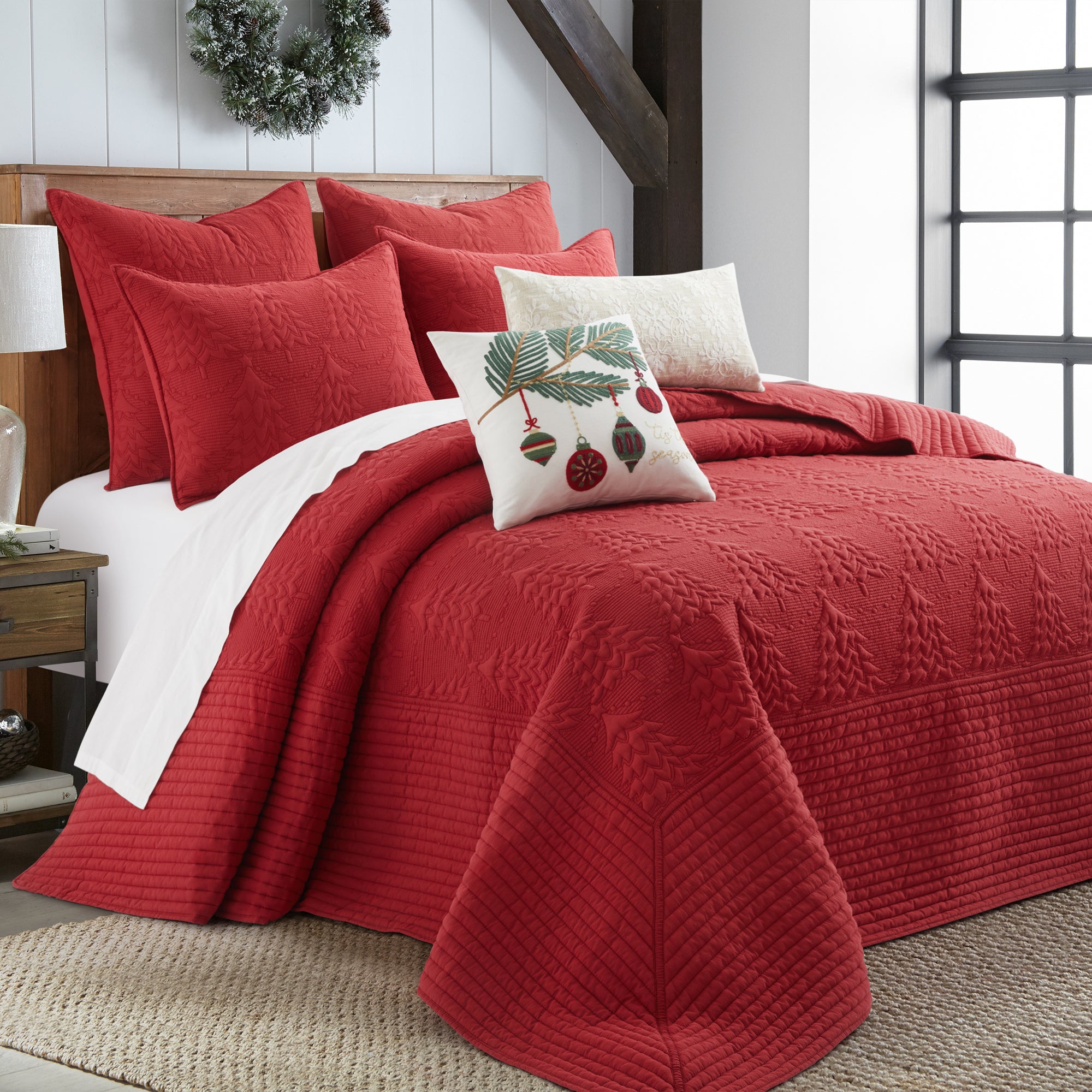 O Christmas Tree Bedspread Set