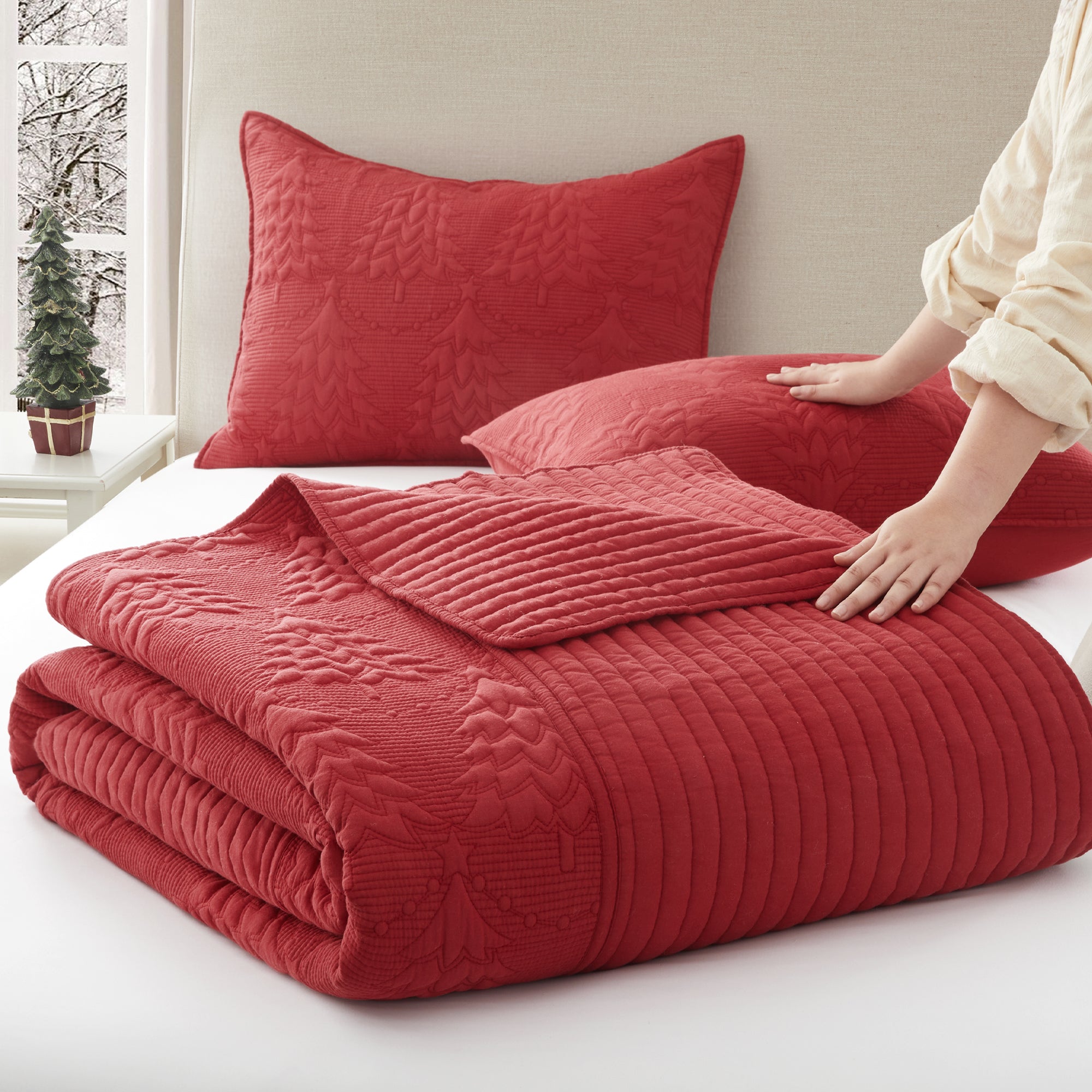 O Christmas Tree Bedspread Set