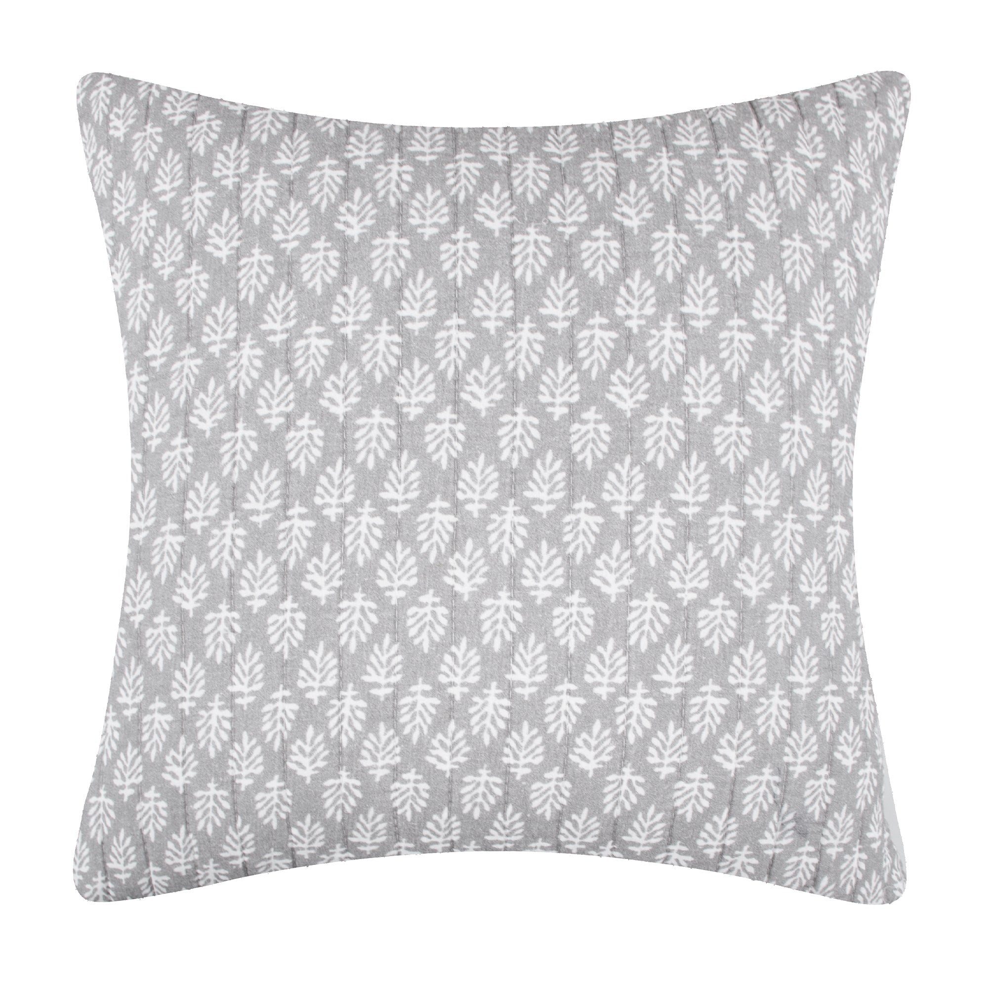 Aditya Grey Quilted Pillow