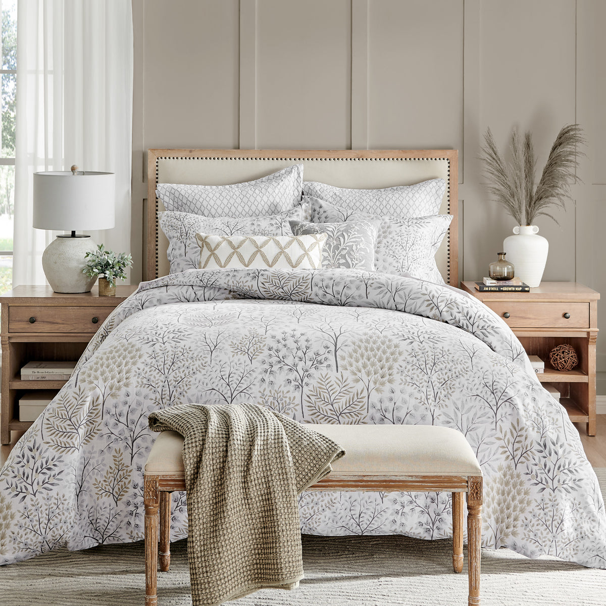English Forest Duvet Cover Set - Natural