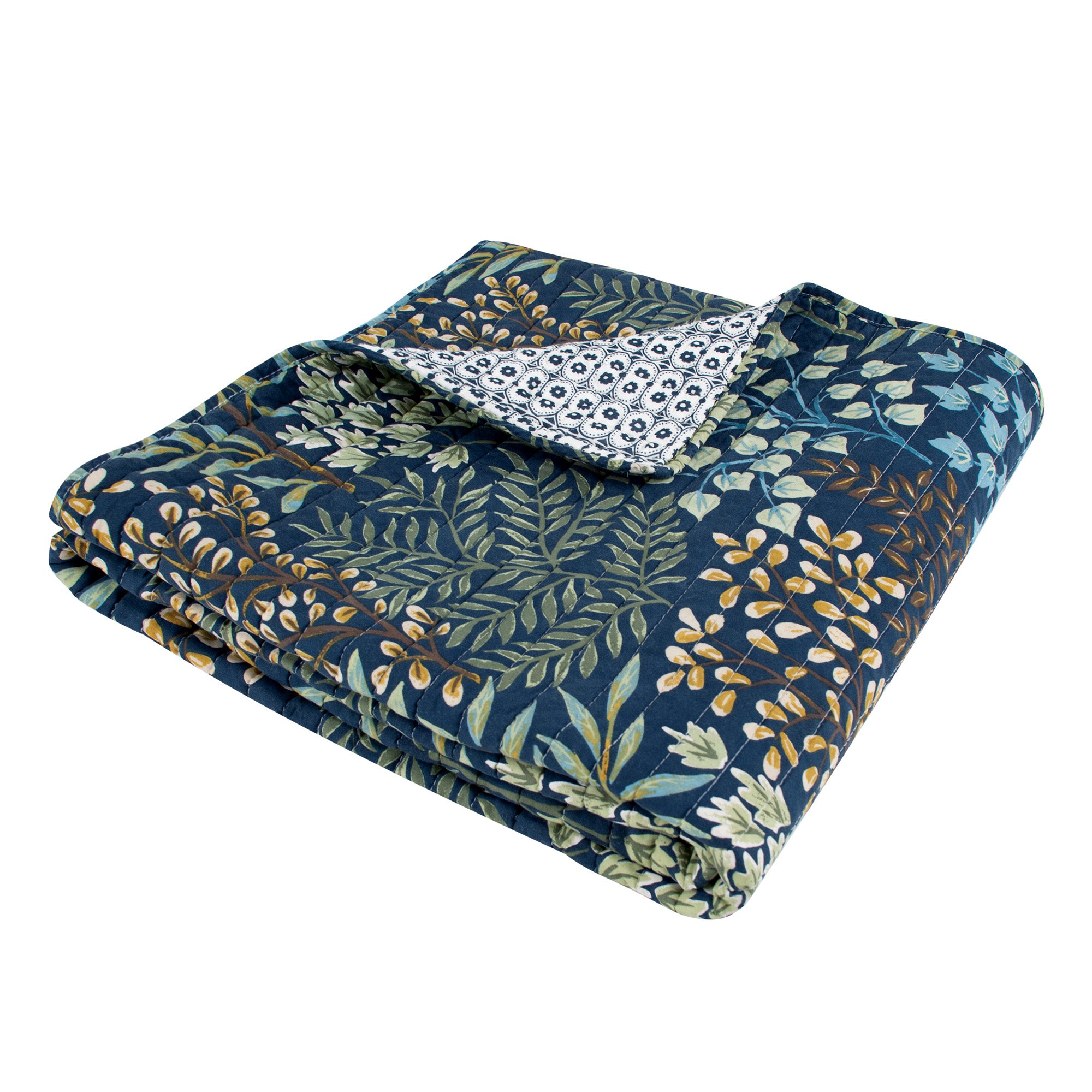 English Forest Quilted Throw