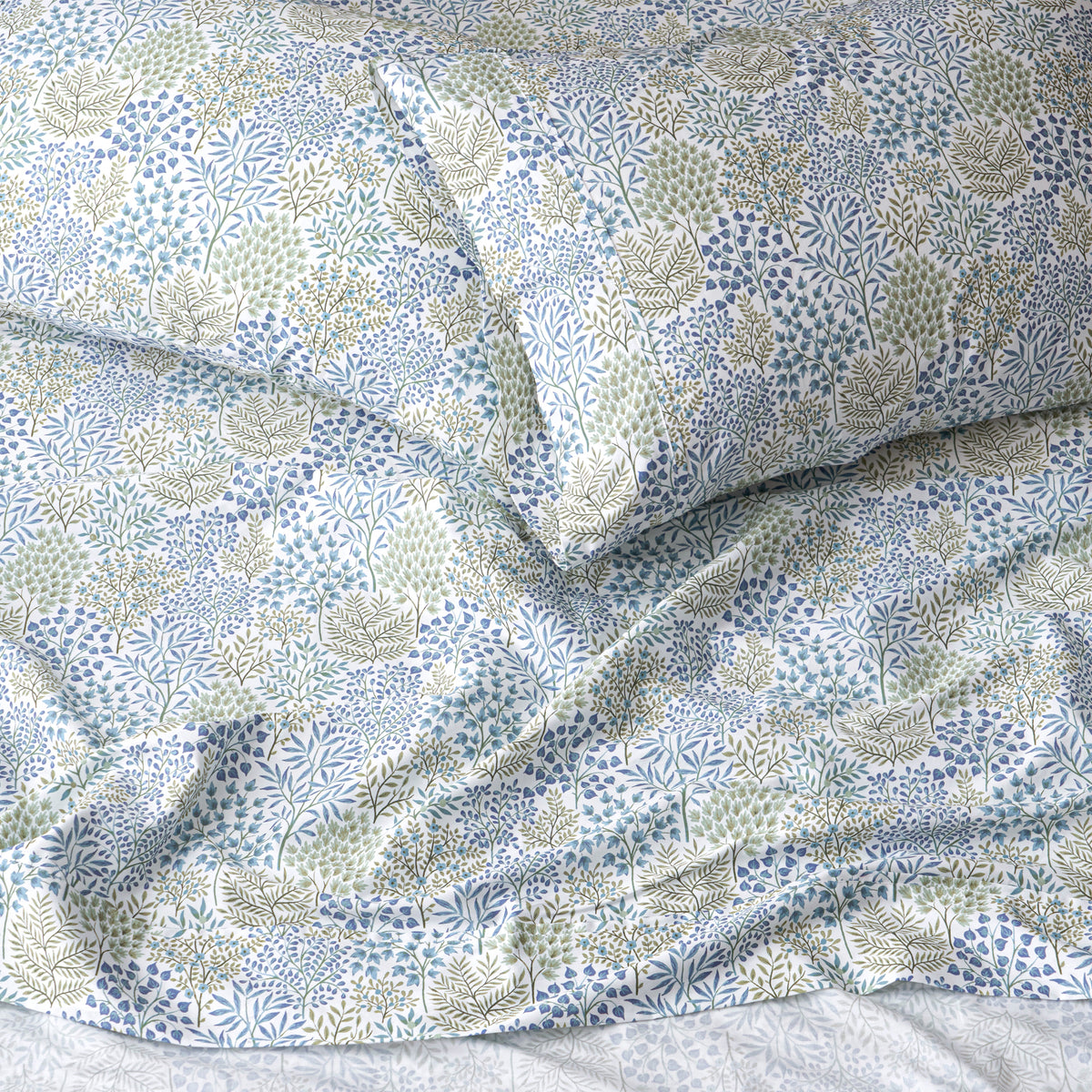English Forest Cotton Sateen Pillowcase Set