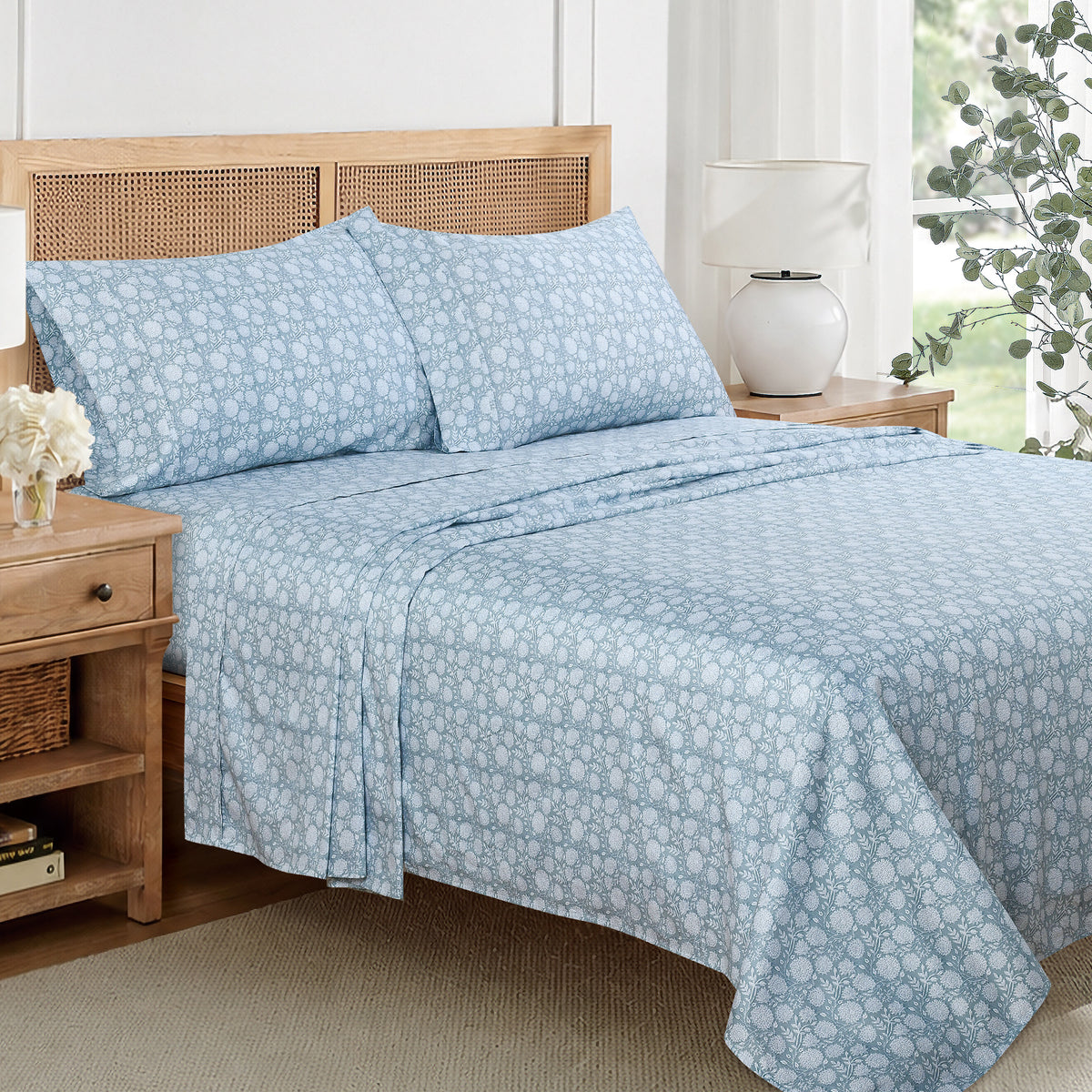 Adare Cotton Sateen Pillowcase Set