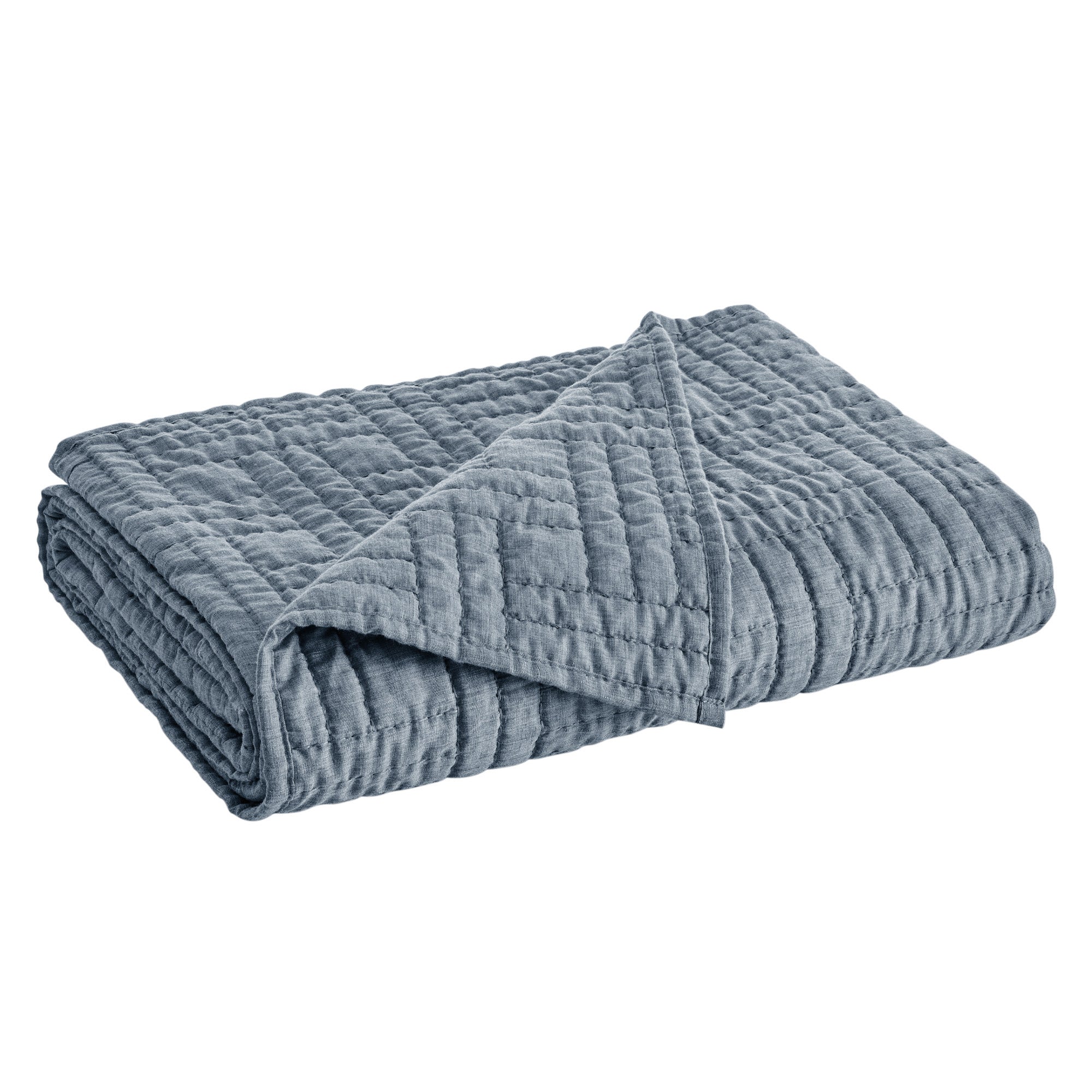 Melange Stitch Quilted Throw